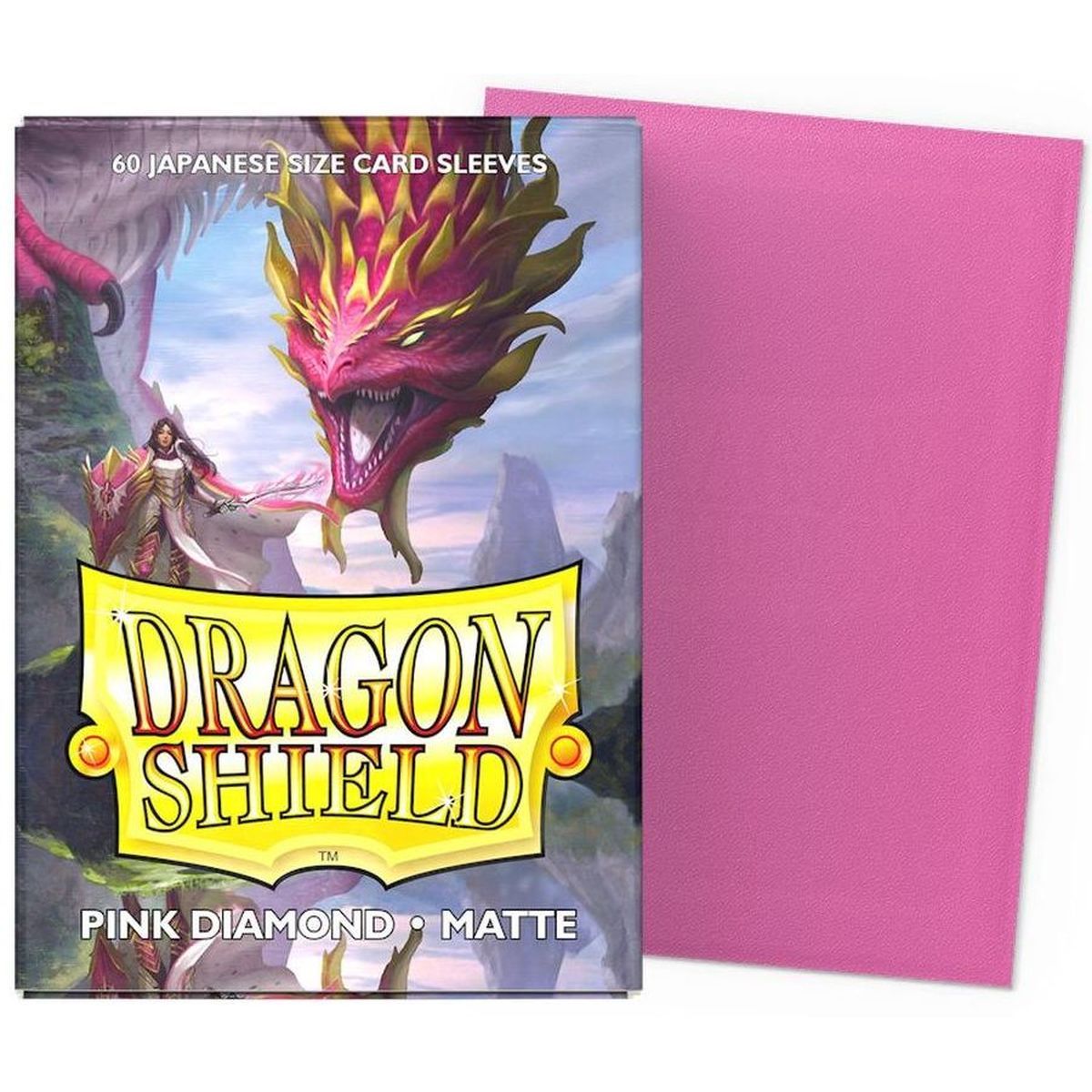 Item Dragon Shield Small Sleeves - Matte Pink Diamond (60)