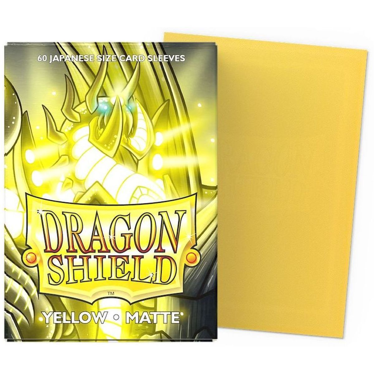 Item Dragon Shield Small Sleeves - Matte Yellow (60)