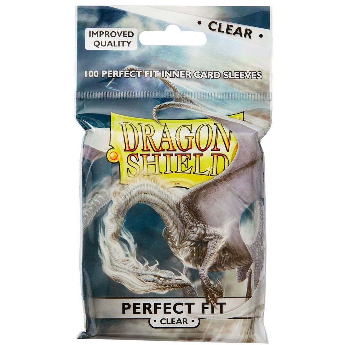 Item Dragon Shield - Standard Size - Protèges Cartes - Perfect Fit - Clear (100)