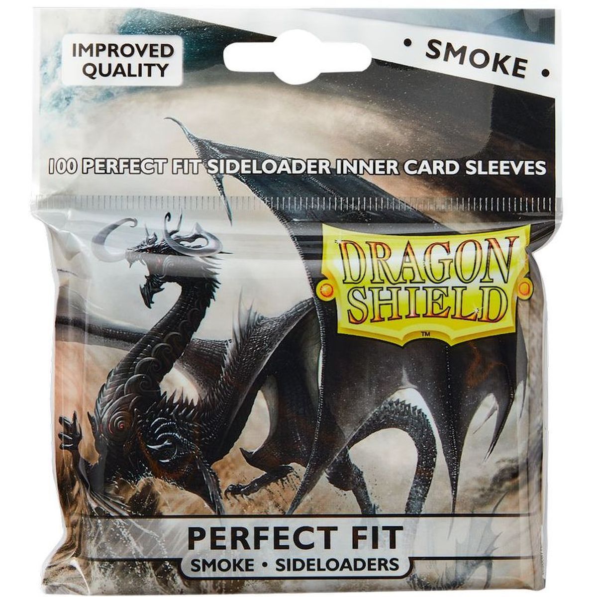 Item Dragon Shield - Standard Size - Protèges Cartes - Perfect Fit Smoke Sideloading - Clear (100)