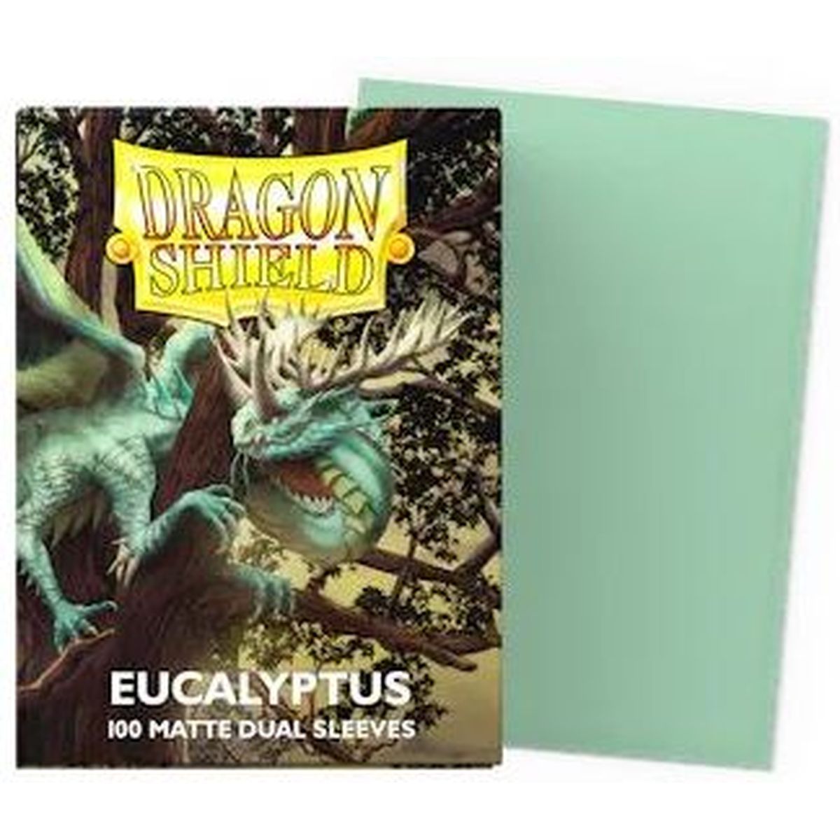 Item Dragon Shield - Standard Sleeves - Dual Matte Eucalyptus (100)