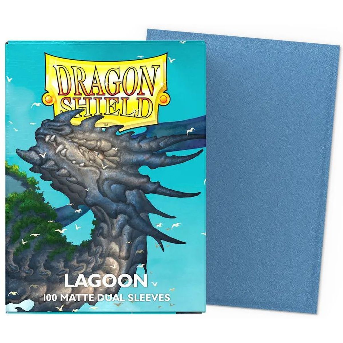 Item Dragon Shield - Standard Sleeves - Dual Matte Lagoon (100)