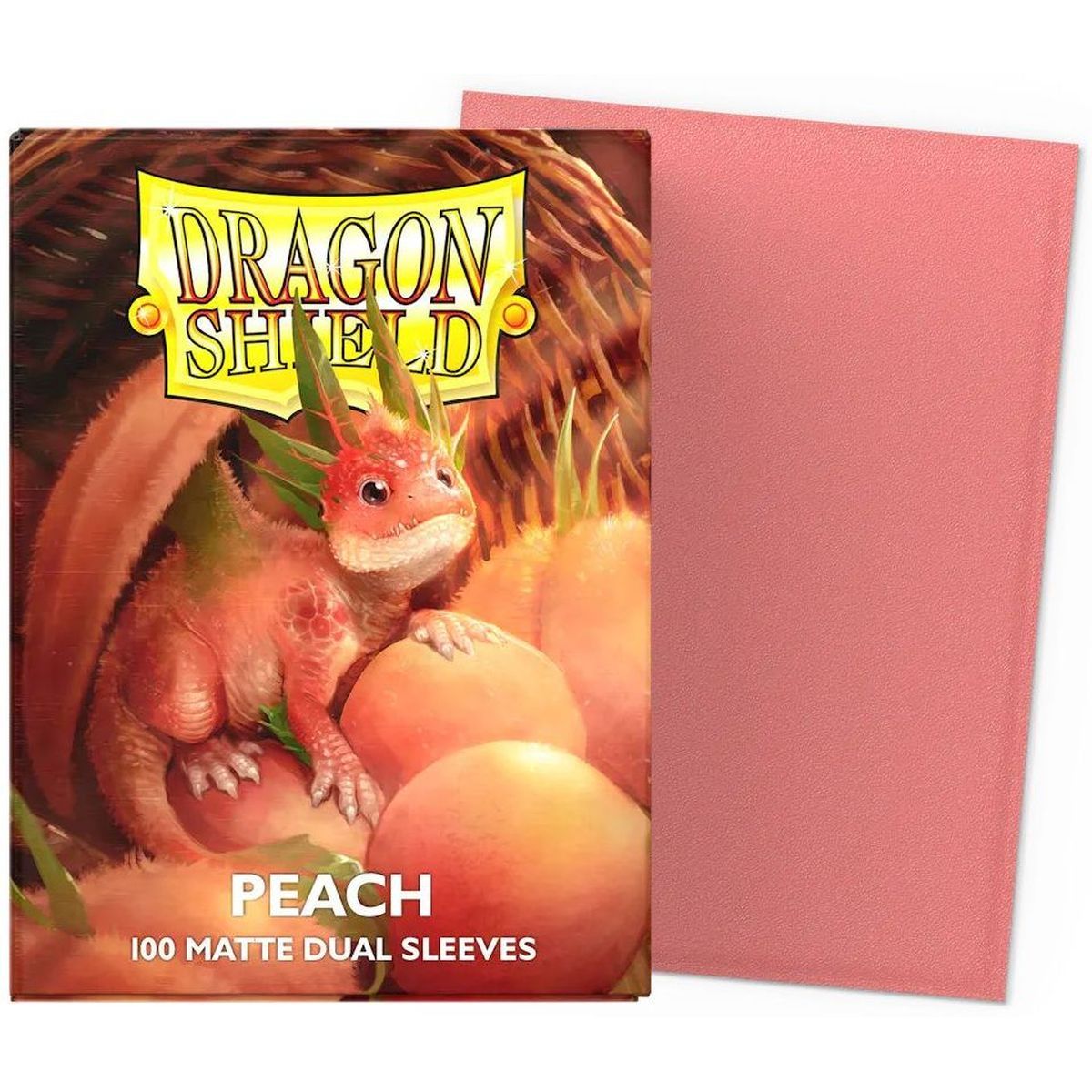 Item Dragon Shield - Standard Sleeves - Dual Matte Peach (100)