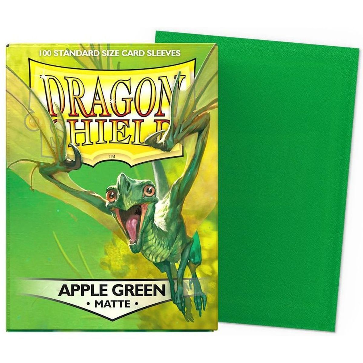 Item Dragon Shield - Standard Sleeves - Matte Apple Green (100)