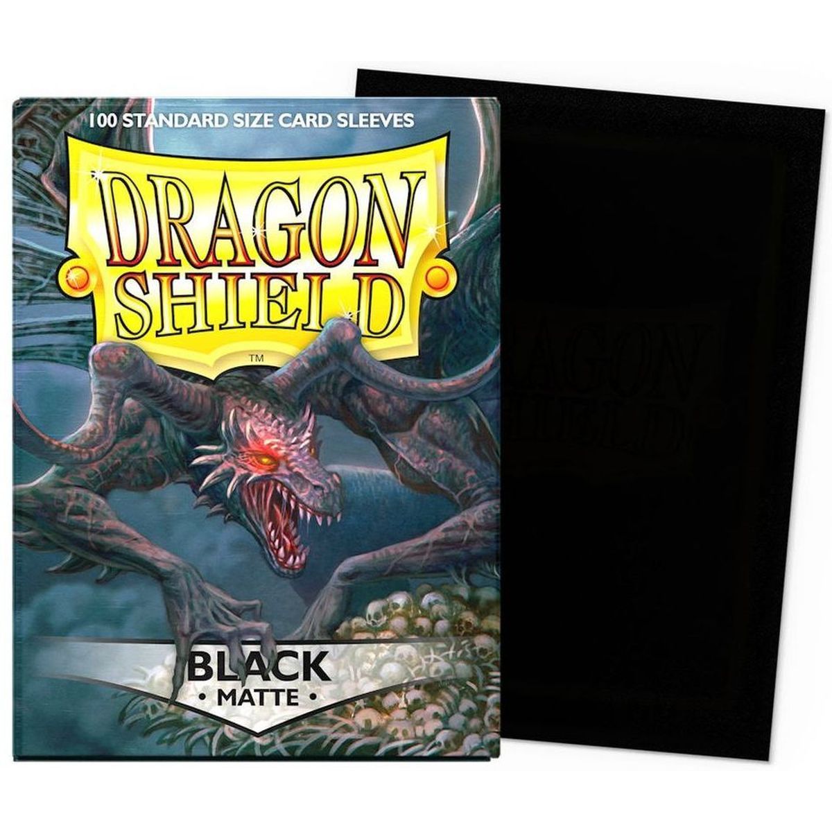 Item Dragon Shield - Standard Sleeves - Matte Black (100)