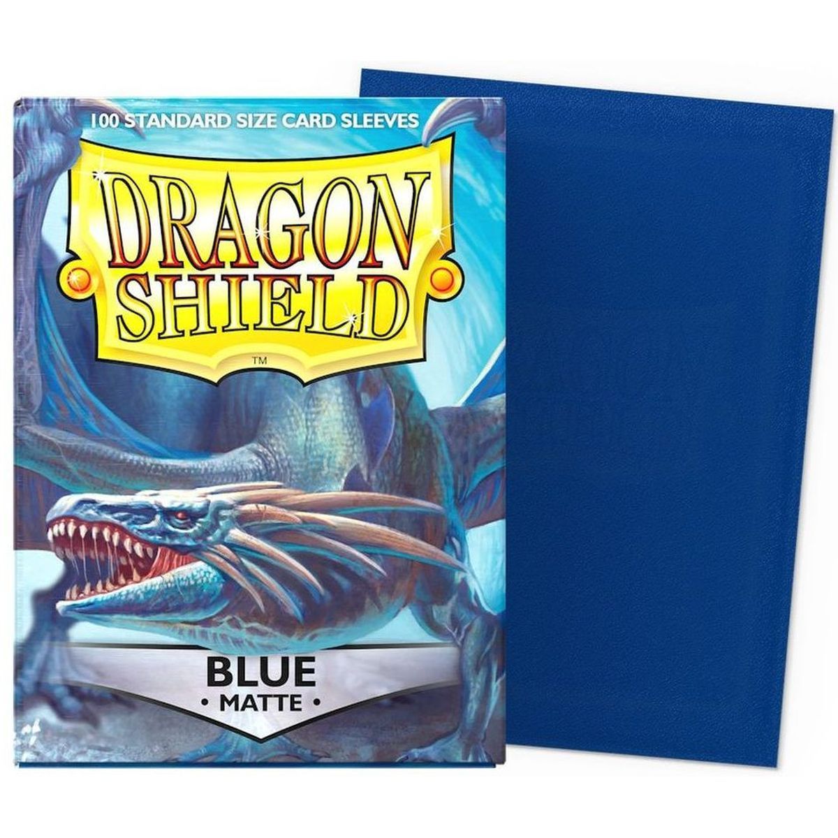 Item Dragon Shield - Standard Sleeves - Matte Blue (100)