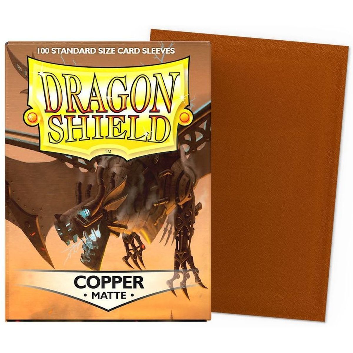 Item Dragon Shield - Standard Sleeves - Matte Copper (100)