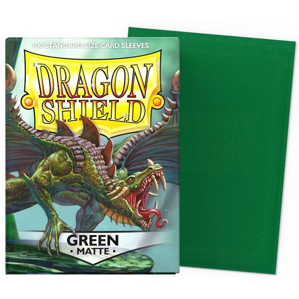 Item Dragon Shield - Standard Sleeves - Matte Green (100)