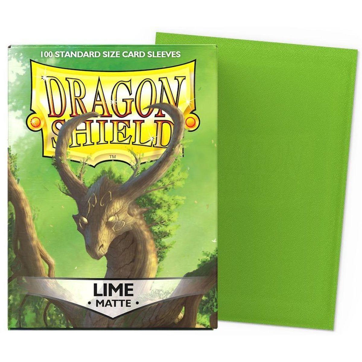 Dragon Shield - Standard Sleeves - Matte Lime (100)