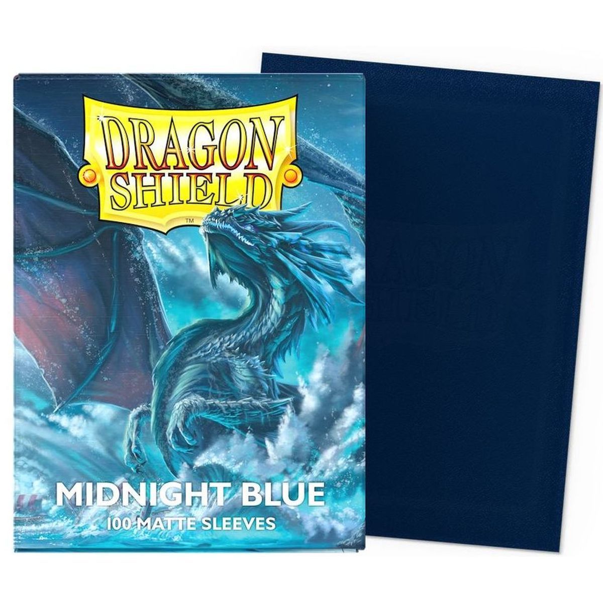 Item Dragon Shield - Standard Sleeves - Matte Midnight Blue (100)