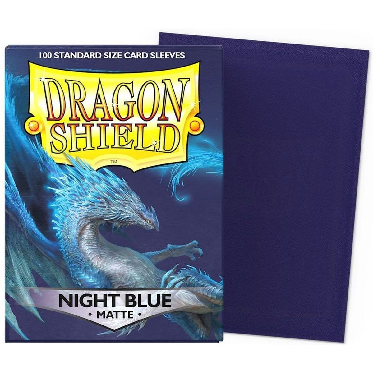 Item Dragon Shield - Standard Sleeves - Matte Night Blue (100)