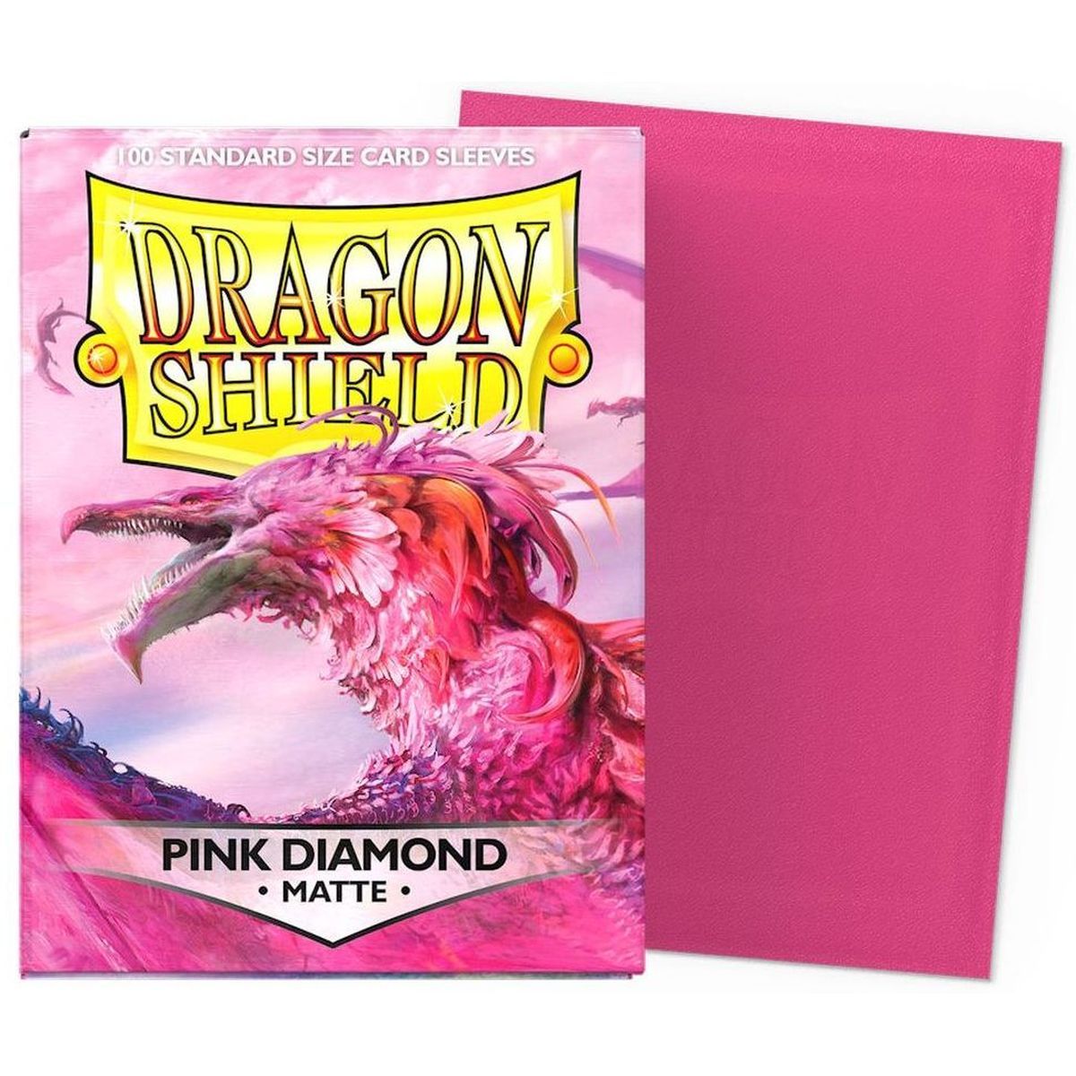 Item Dragon Shield - Standard Sleeves - Matte Pink Diamond (100)