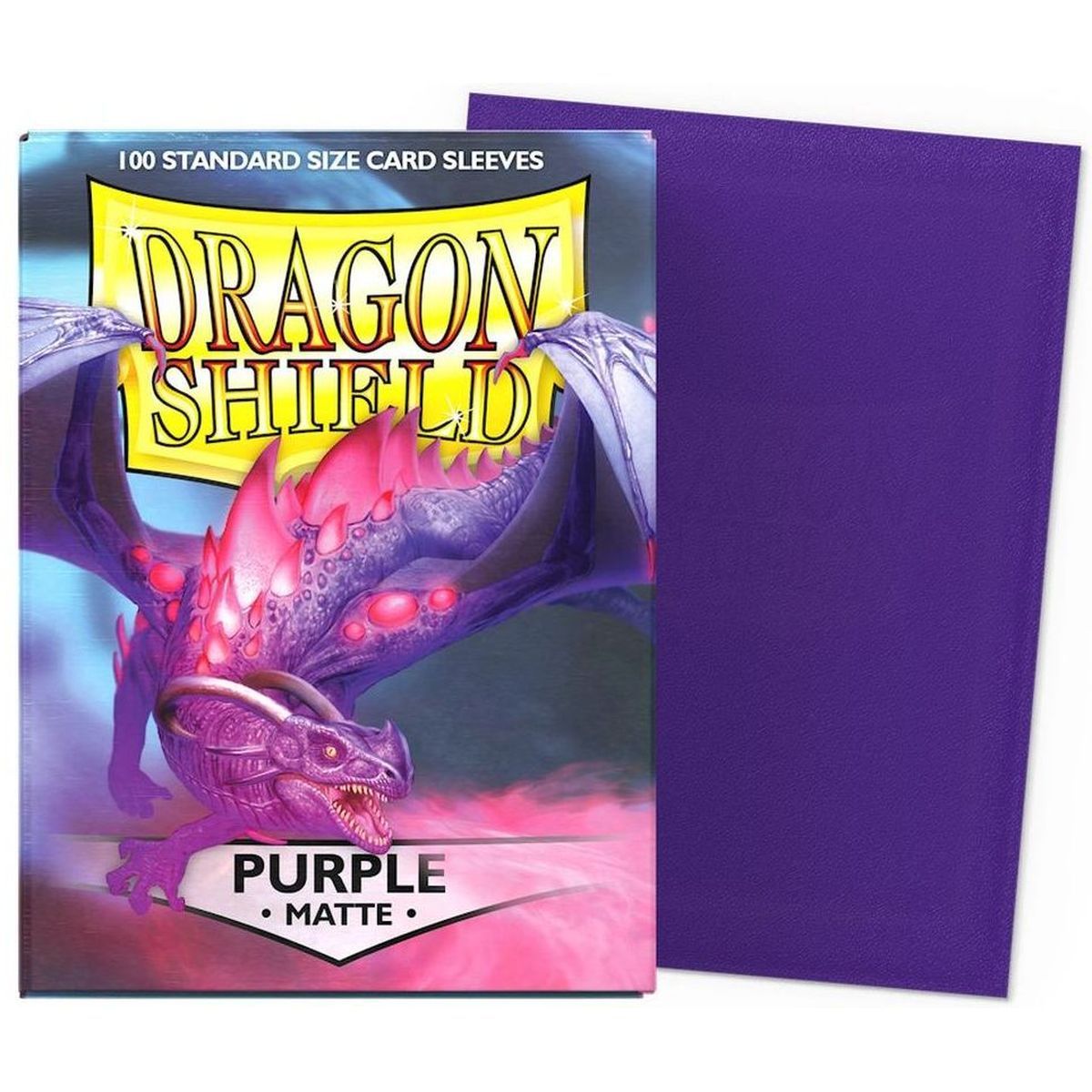 Item Dragon Shield - Standard Sleeves - Matte Purple (100)