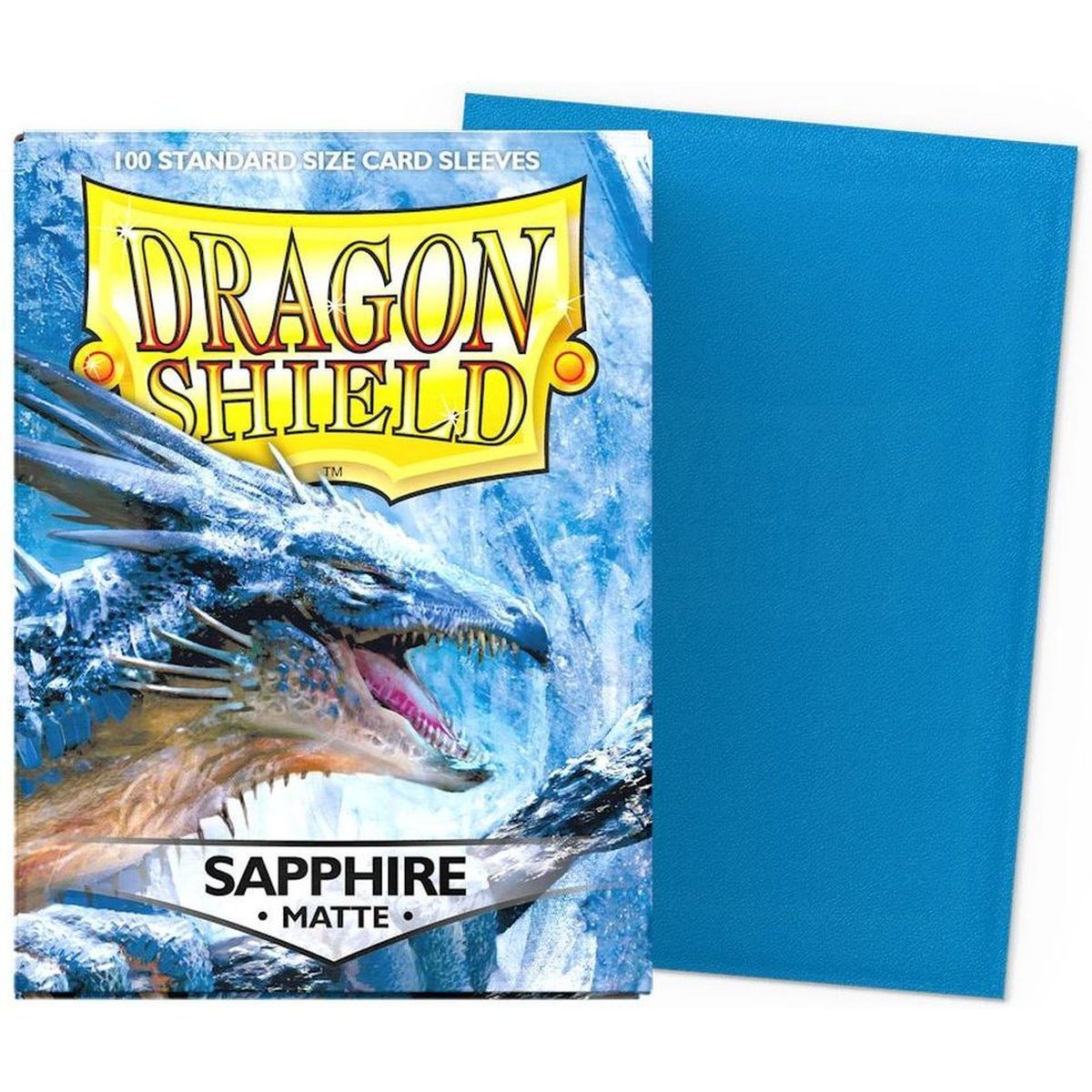 Item Dragon Shield - Standard Sleeves - Matte Sapphire (100)