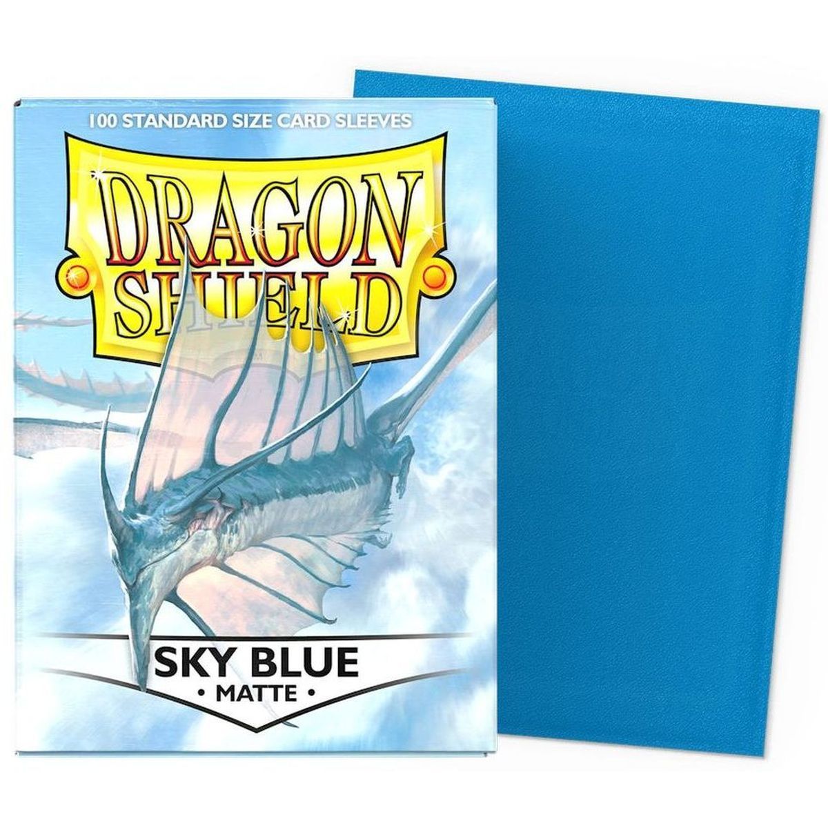 Dragon Shield - Standard Sleeves - Matte Sky Blue (100)