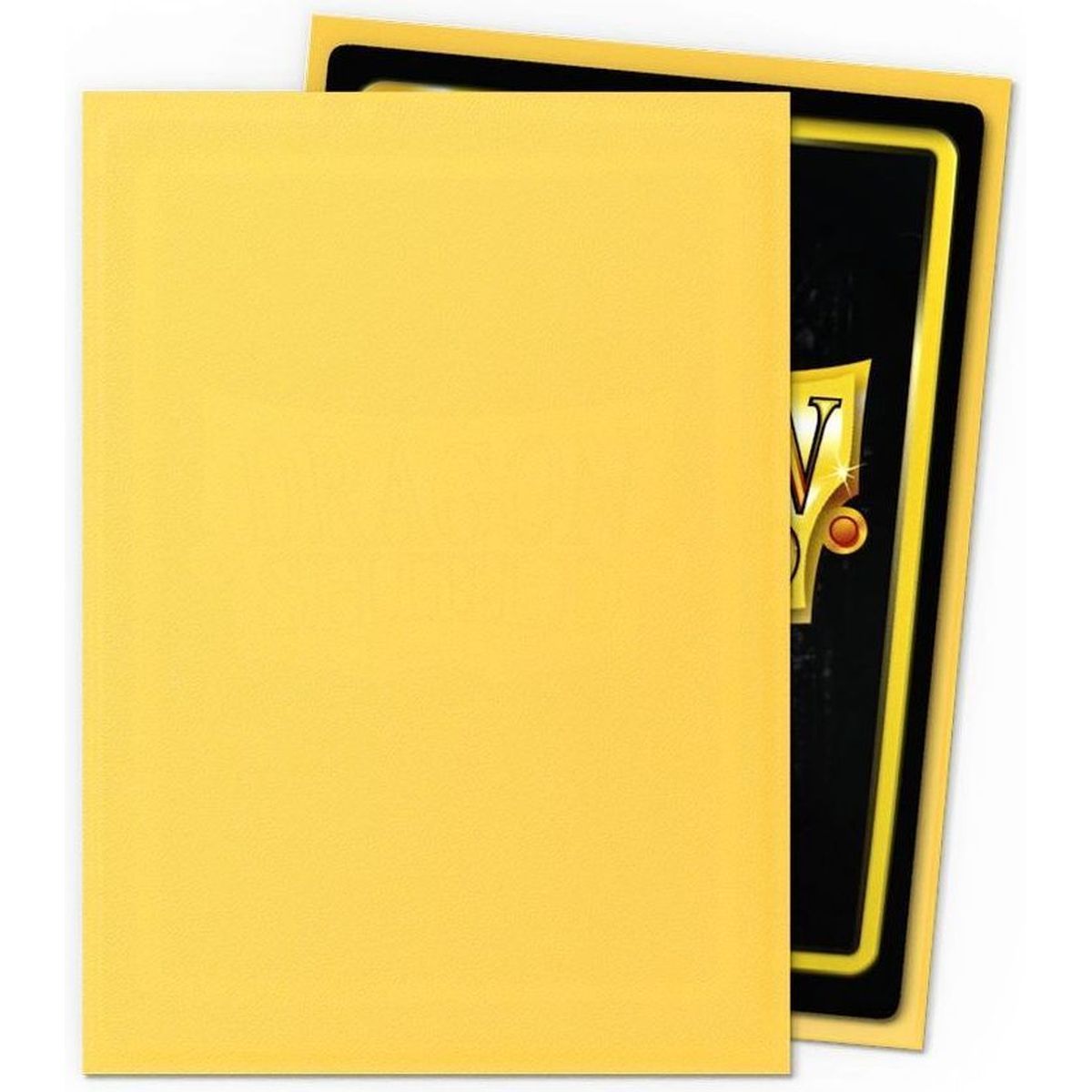 Dragon Shield - Standard Sleeves - Matte Yellow (100)