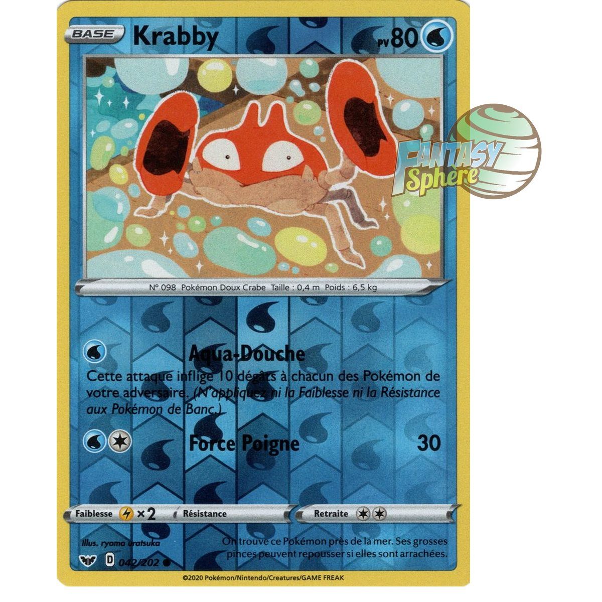 Item Krabby - Reverse 42/202 - Epee et Bouclier 1