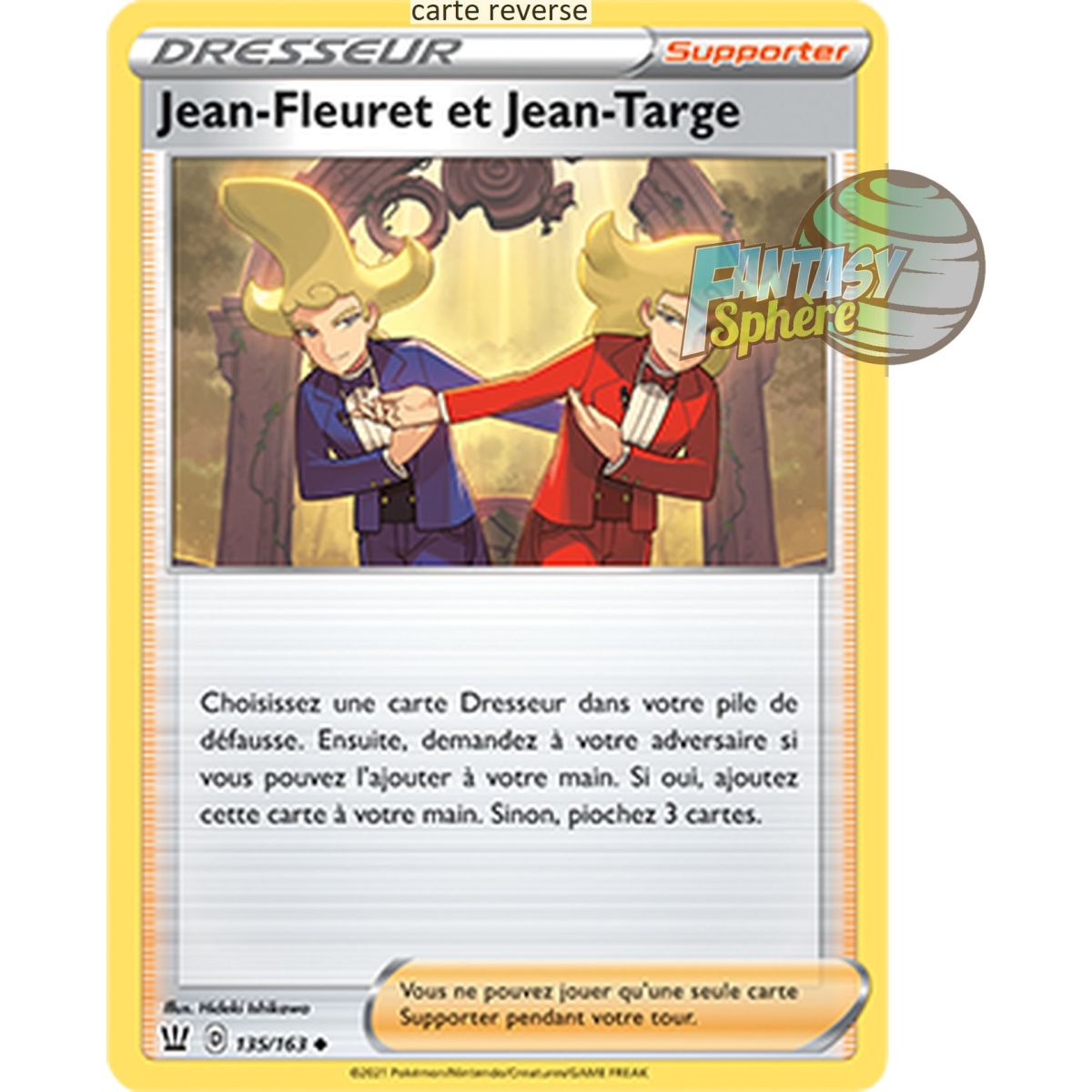 Item Jean-Fleuret et Jean-Targe - Reverse 135/163 - Epee et Bouclier 5 Style de Combat