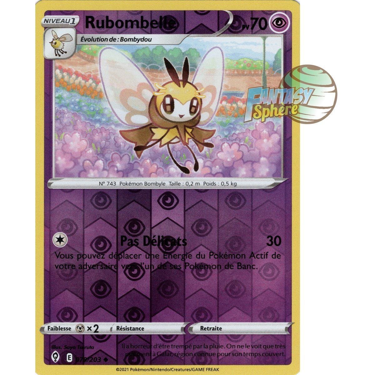 Rubombelle - Reverse 79/203 - Epee et Bouclier 7 Evolution Celeste