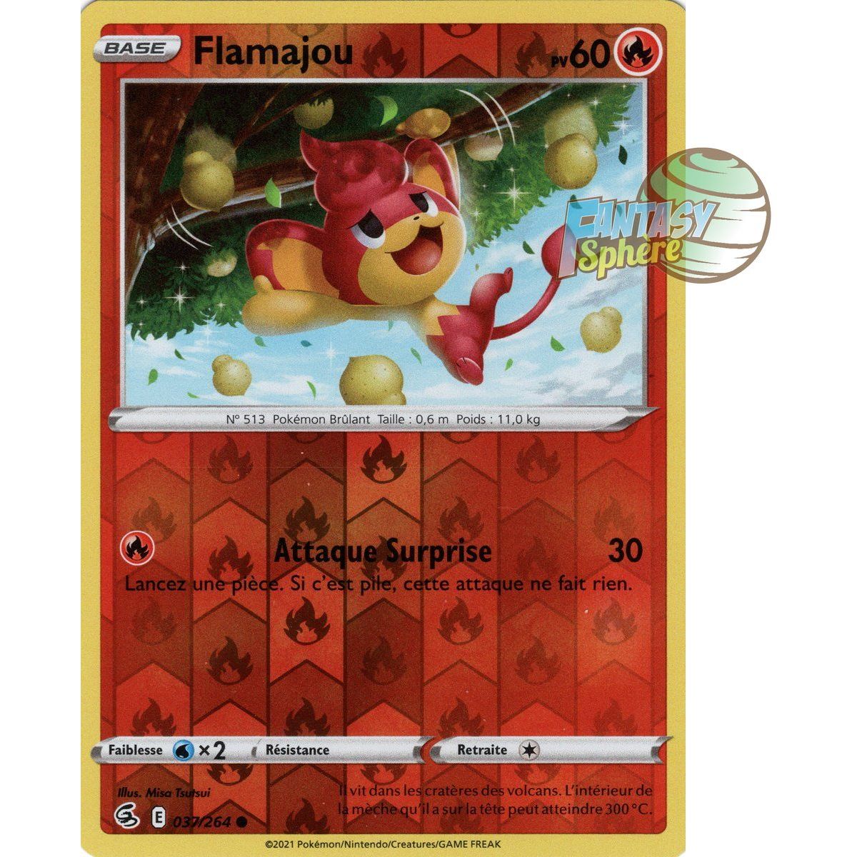 Item Flamajou - Reverse 37/264 - Epee et Bouclier 8 Poing de Fusion