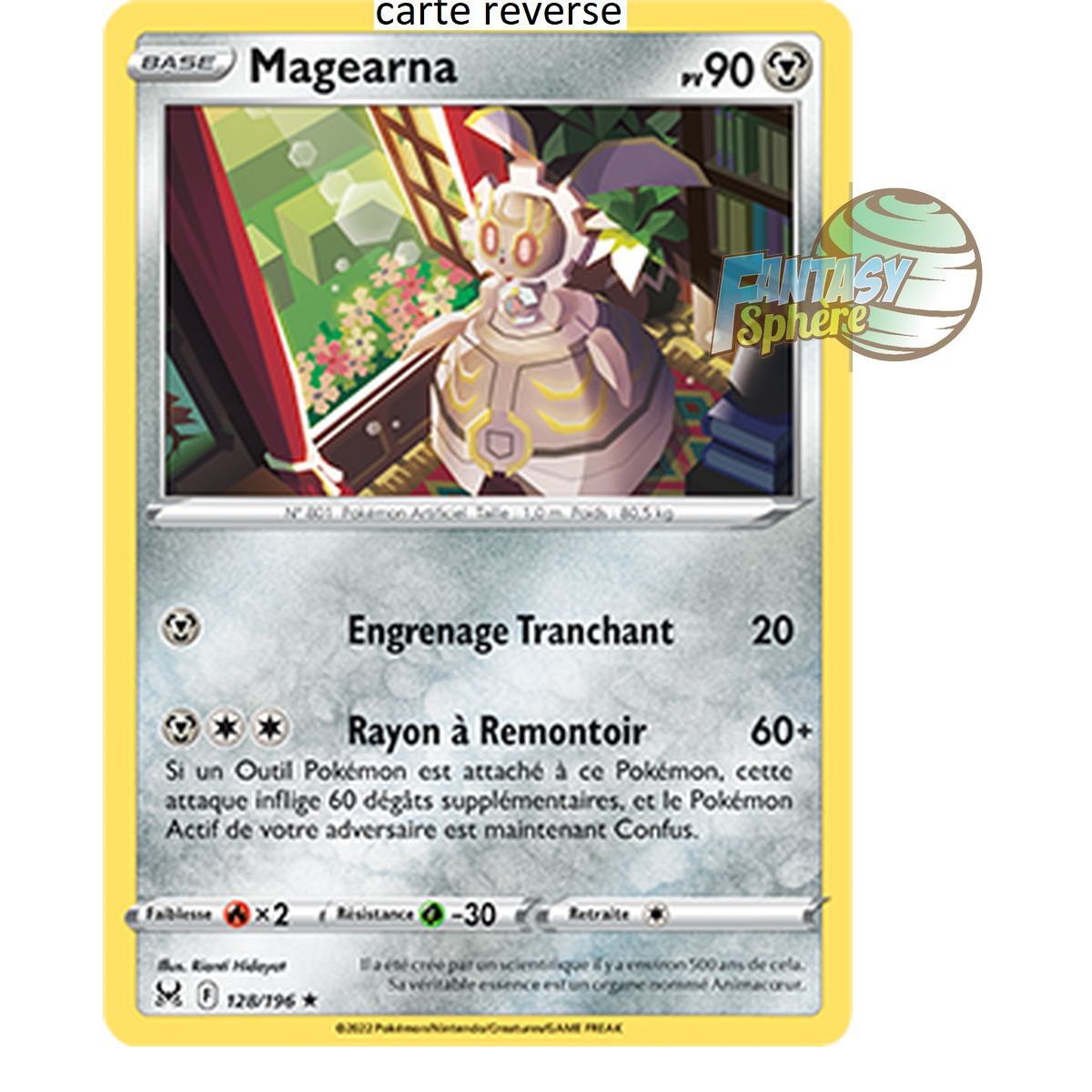 Magearna - Reverse 128/196_R - Epee et Bouclier 11 Origine Perdue