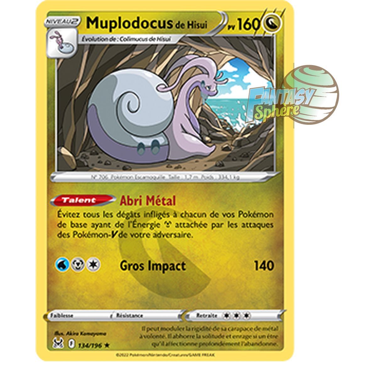 Muplodocus de Hisui - Holo Rare 134/196_H - Epee et Bouclier 11 Origine Perdue