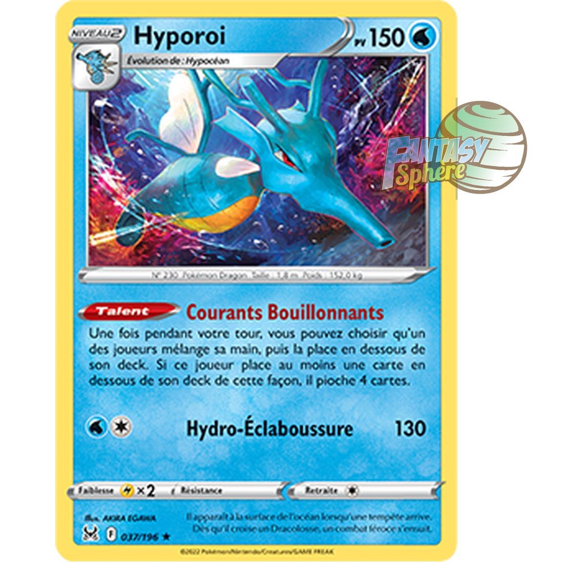 Hyporoi - Holo Rare 37/196_H - Epee et Bouclier 11 Origine Perdue