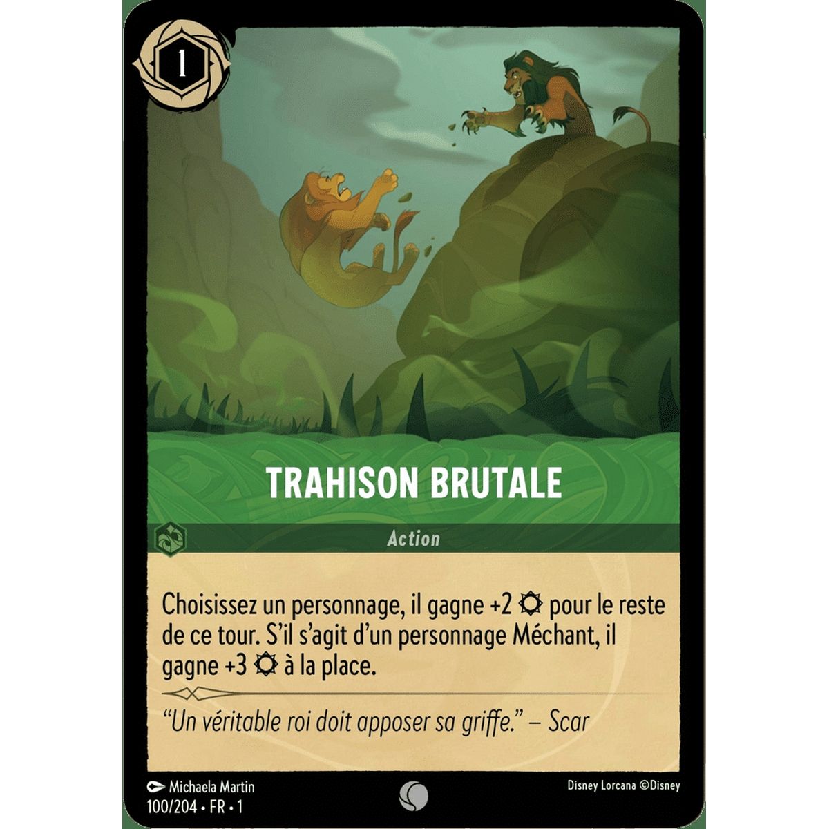 Item Trahison brutale - 100/204 - FC - Premier Chapitre - Commune - Français