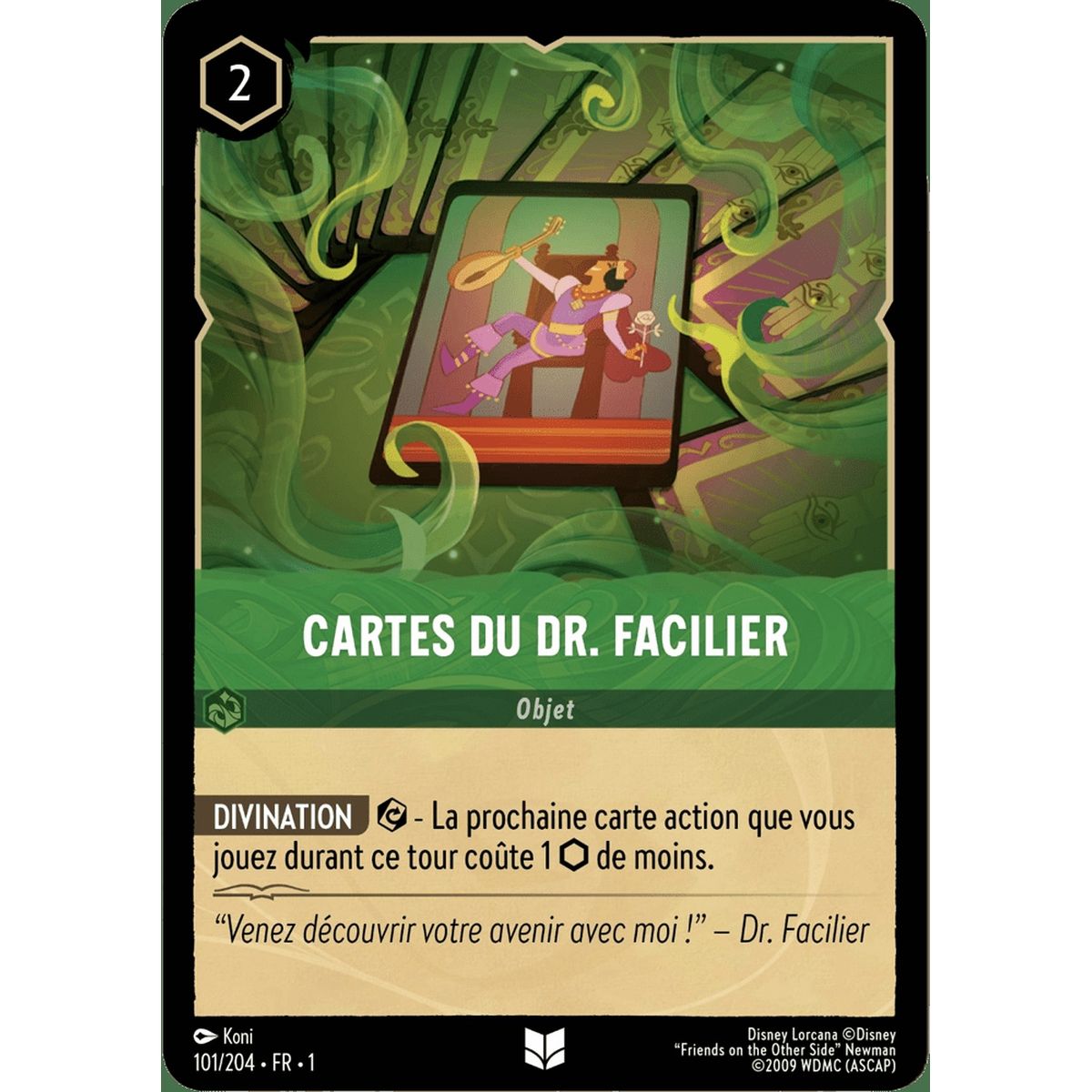 Cartes du Dr. Facilier - 101/204 - FC - Premier Chapitre - Peu Commune - Français