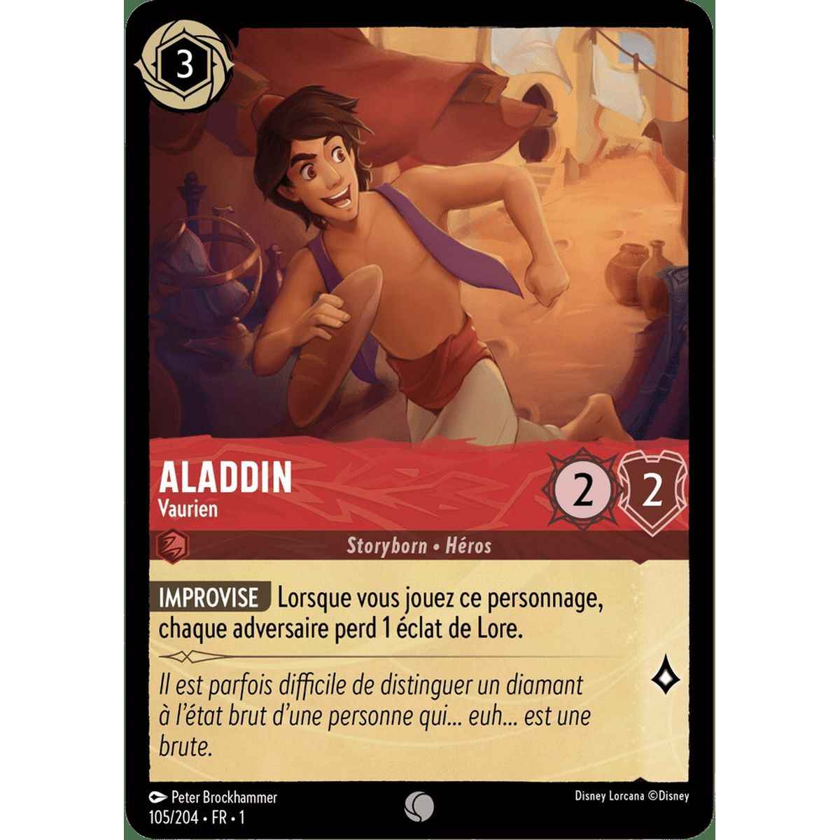 Aladdin, Vaurien - 105/204 - FC - Premier Chapitre - Commune - Français