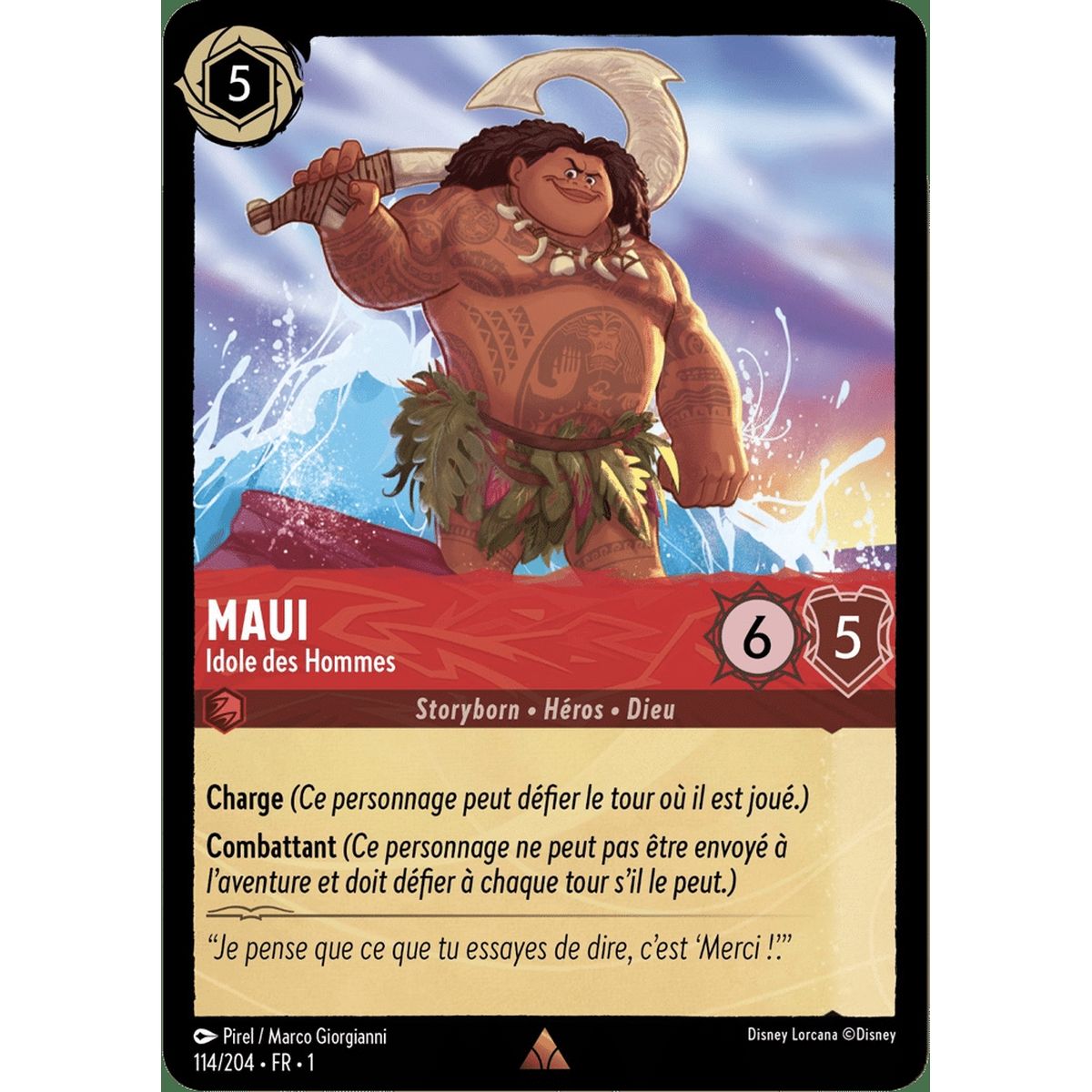 Maui, Idole des Hommes - 114/204 - FC - Premier Chapitre - Rare - Français