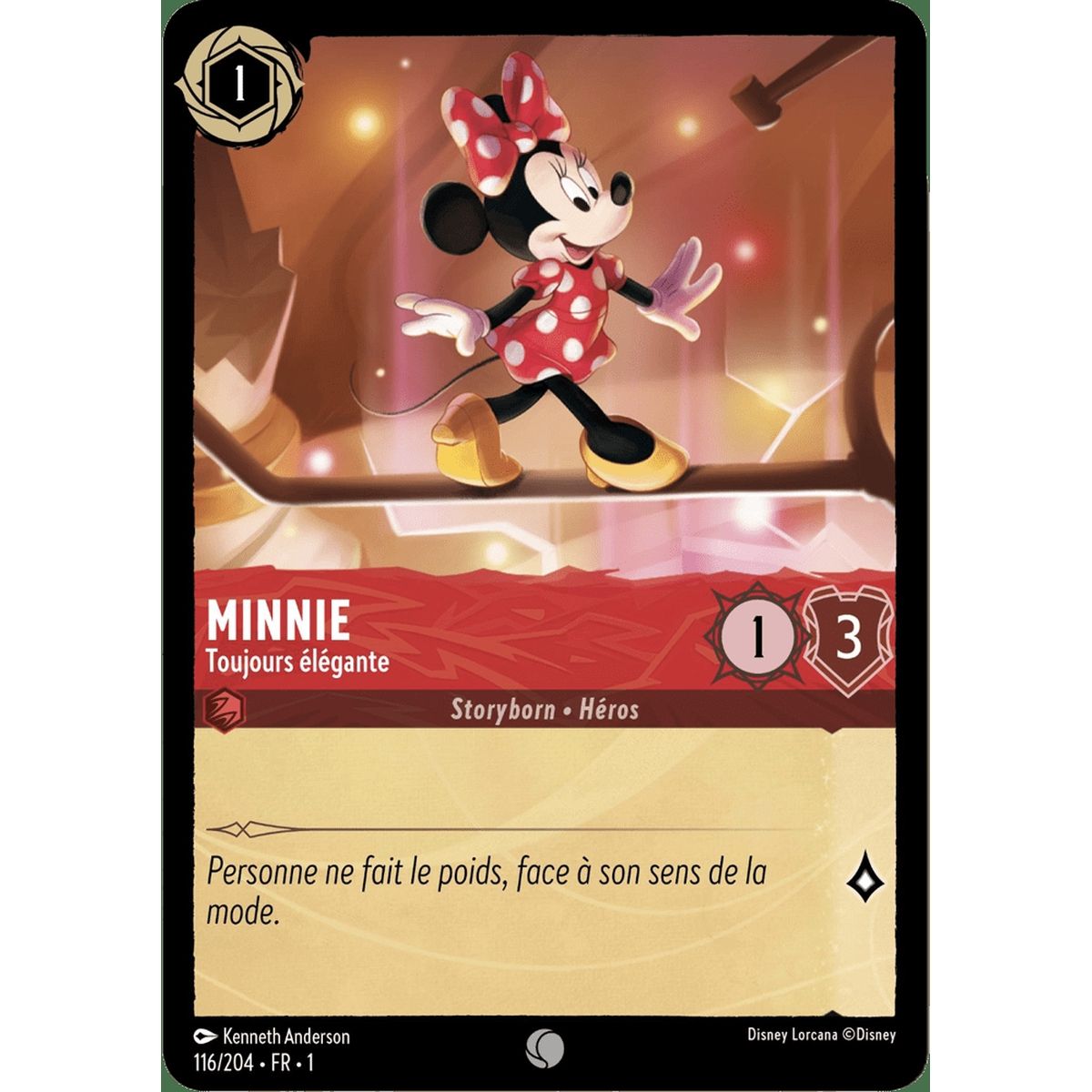 Item Minnie, Toujours élégante - 116/204 - FC - Premier Chapitre - Commune - Français