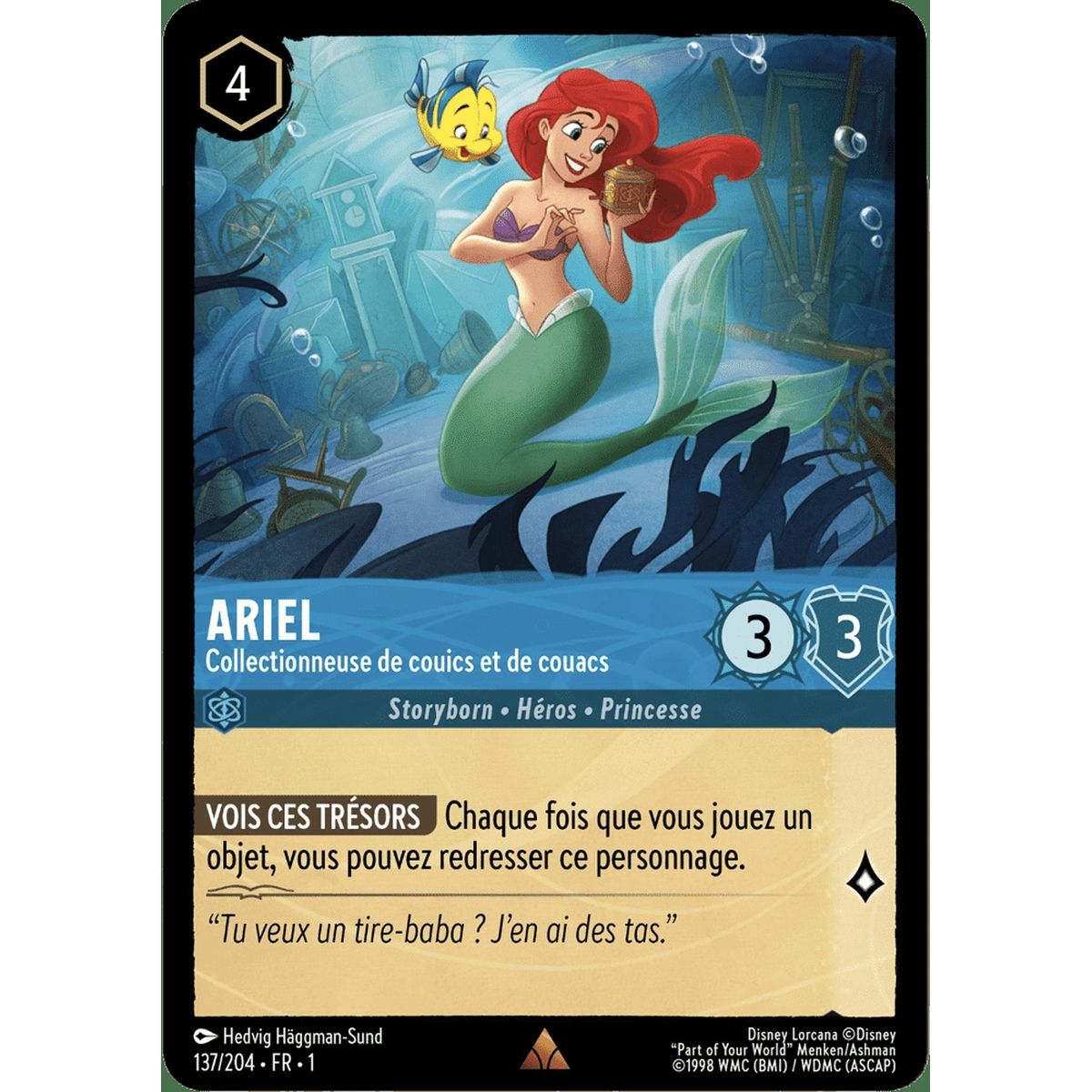 Ariel, Collectionneuse de couics et de couacs - 137/204 - FC - Premier Chapitre - Brillante - Premium - Français