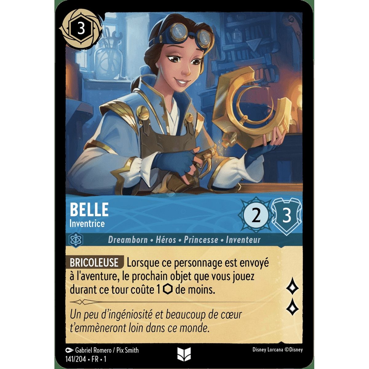 Belle, Inventrice - 141/204 - FC - Premier Chapitre - Peu Commune - Français