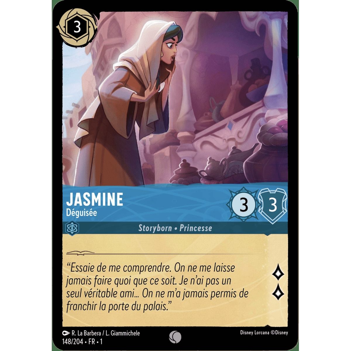 Item Jasmine, Déguisée - 148/204 - FC - Premier Chapitre - Commune - Français