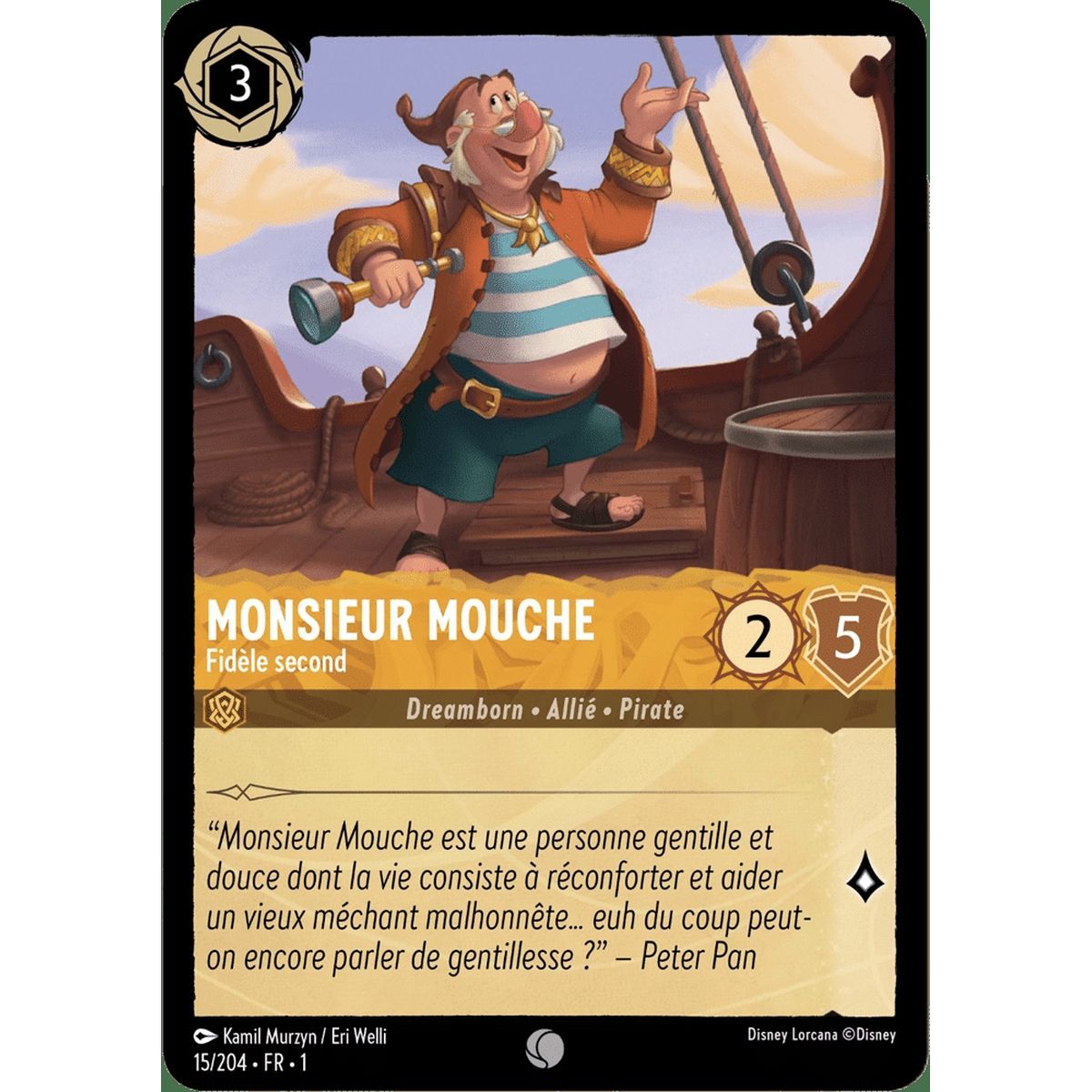 Monsieur Mouche, Fidèle second - 15/204 - FC - Premier Chapitre - Brillante - Premium - Français