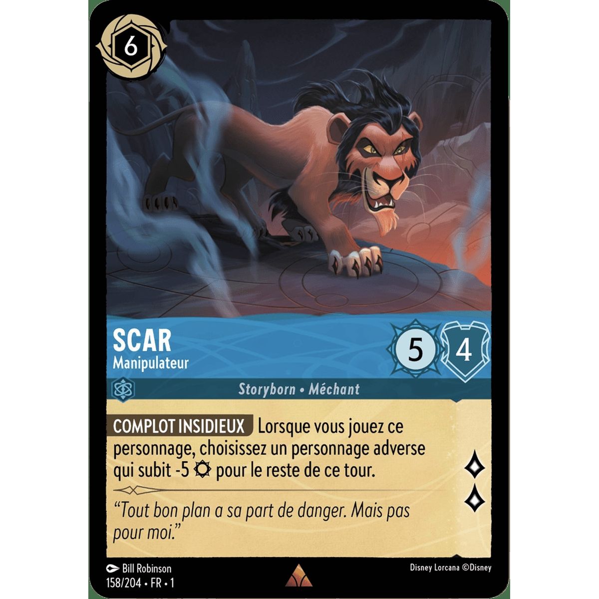 Scar, Manipulateur - 158/204 - FC - Premier Chapitre - Rare - Français