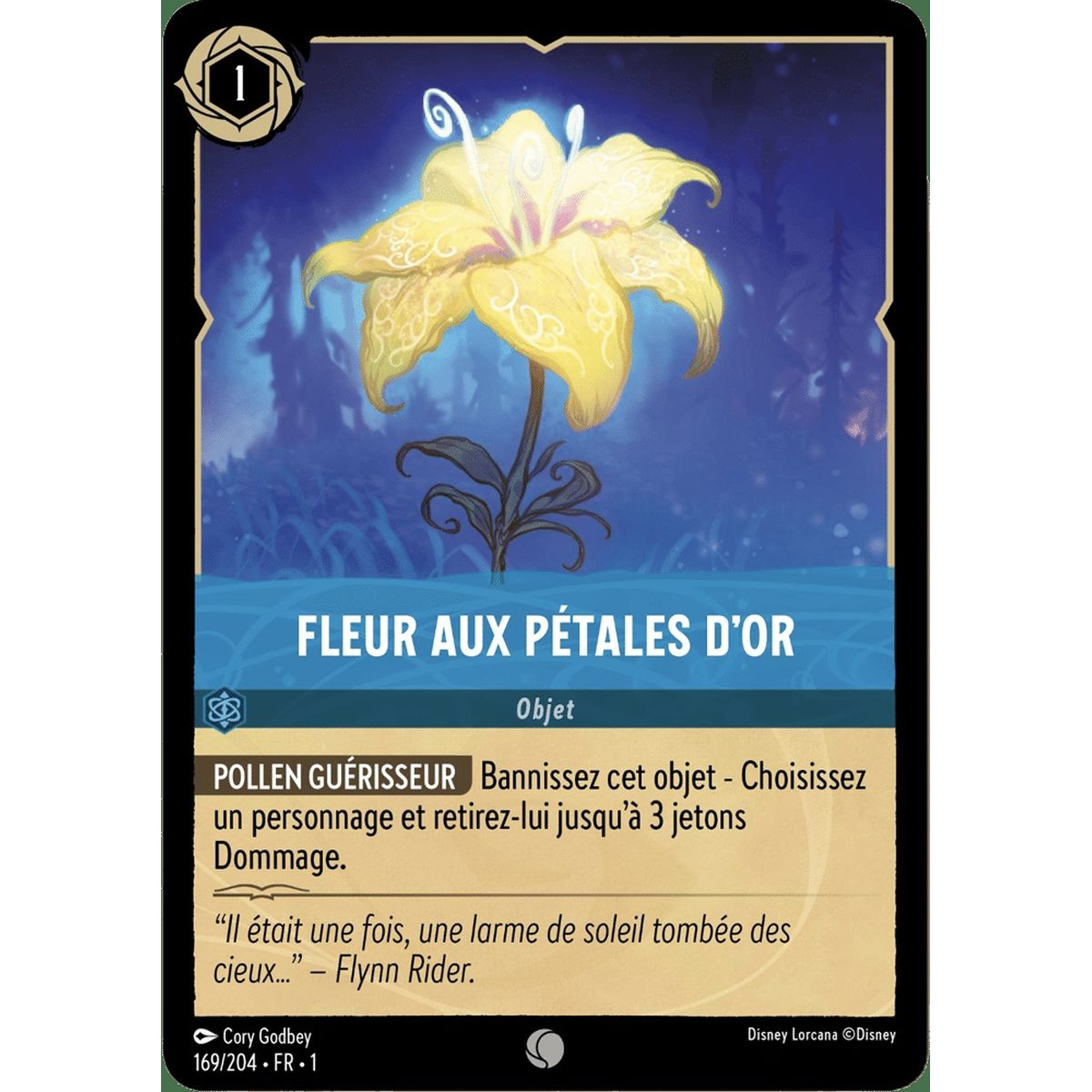 Item Fleur aux pétales d'or - 169/204 - FC - Premier Chapitre - Commune - Français