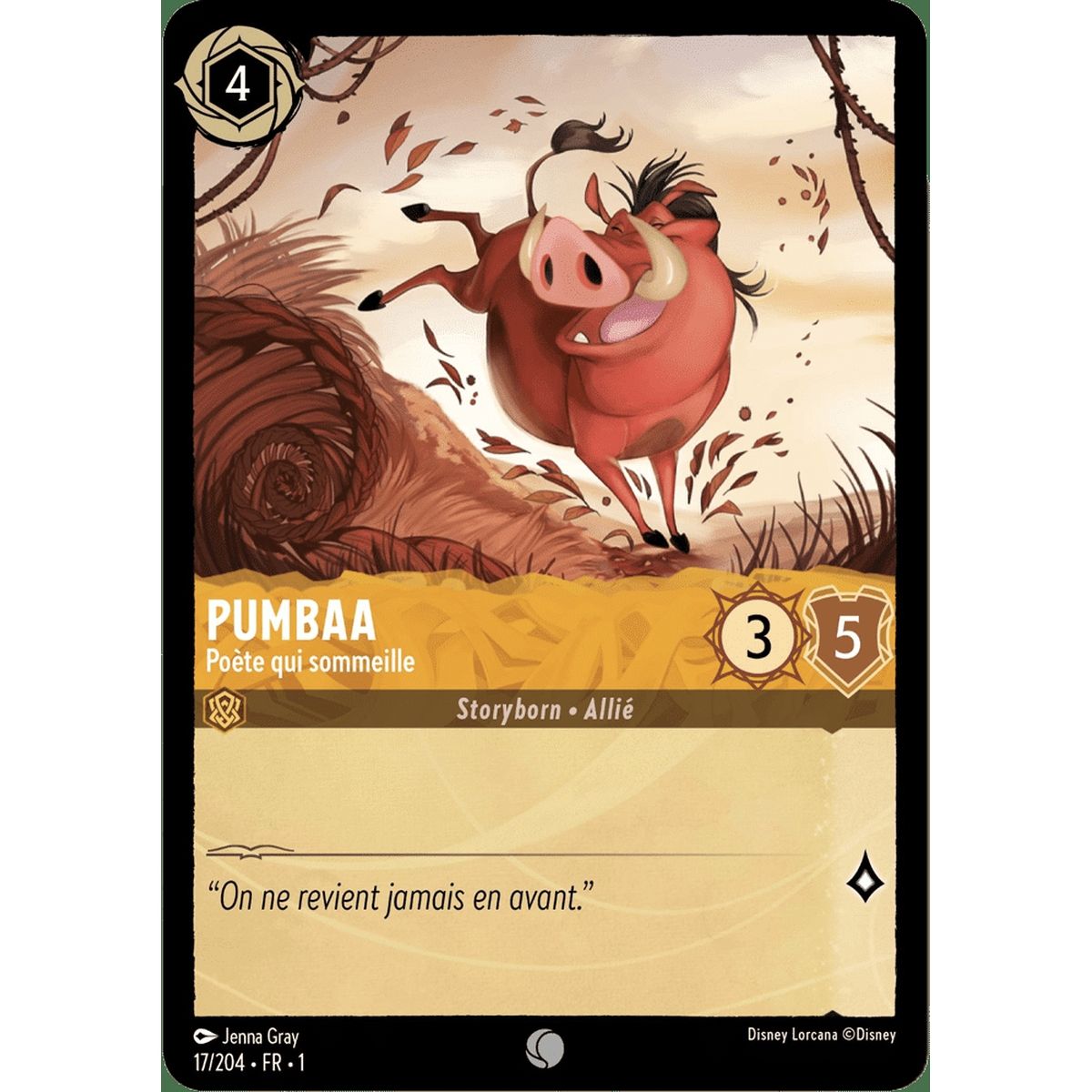 Pumbaa, Poète qui sommeille - 17/204 - FC - Premier Chapitre - Commune - Français