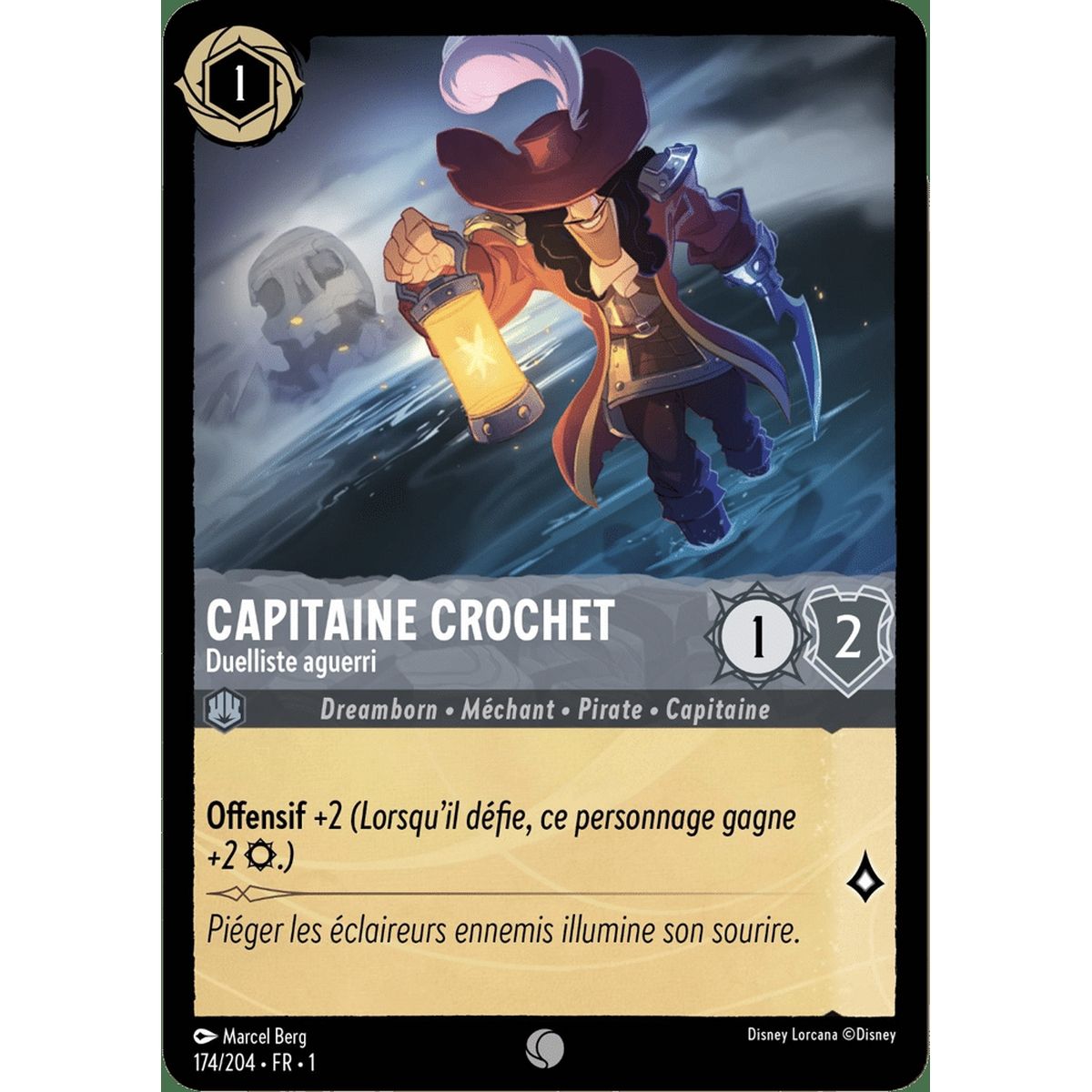 Capitaine Crochet, Duelliste aguerri - 174/204 - FC - Premier Chapitre - Commune - Français