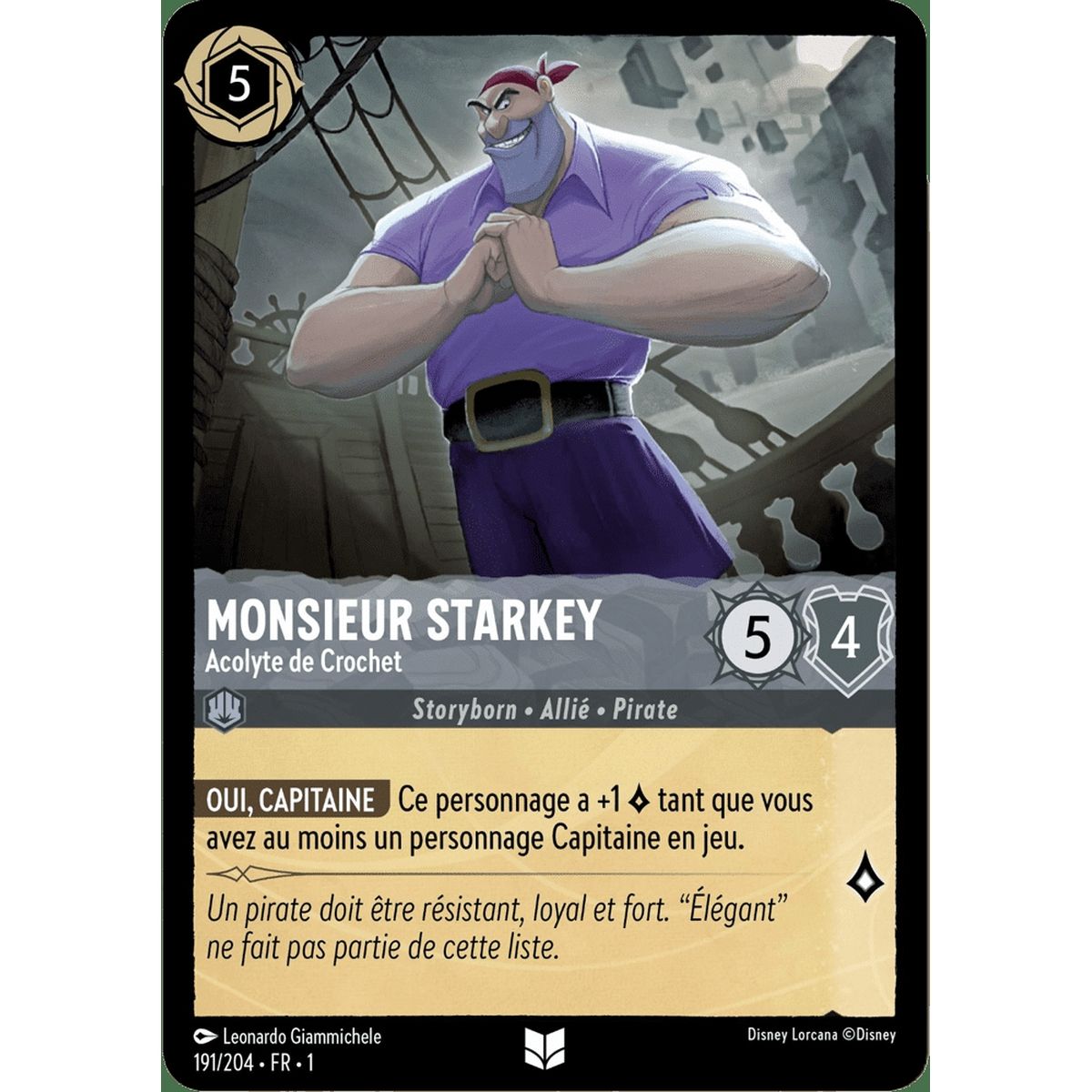 Monsieur Starkey, Acolyte de Crochet - 191/204 - FC - Premier Chapitre - Peu Commune - Français