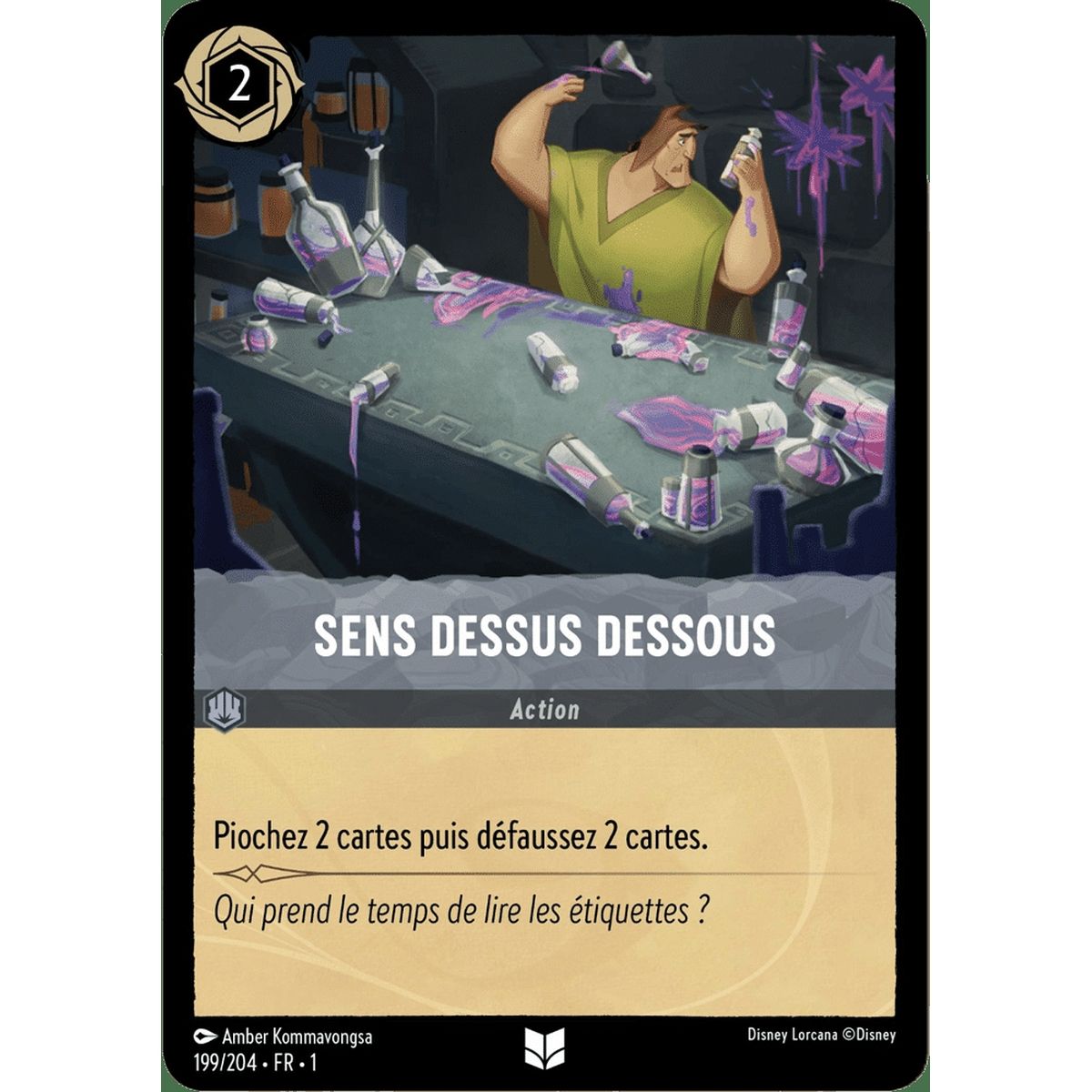 Sens dessus dessous - 199/204 - FC - Premier Chapitre - Peu Commune - Français