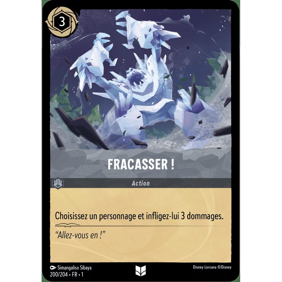 Fracasser ! - 200/204 - FC - Premier Chapitre - Peu Commune - Français