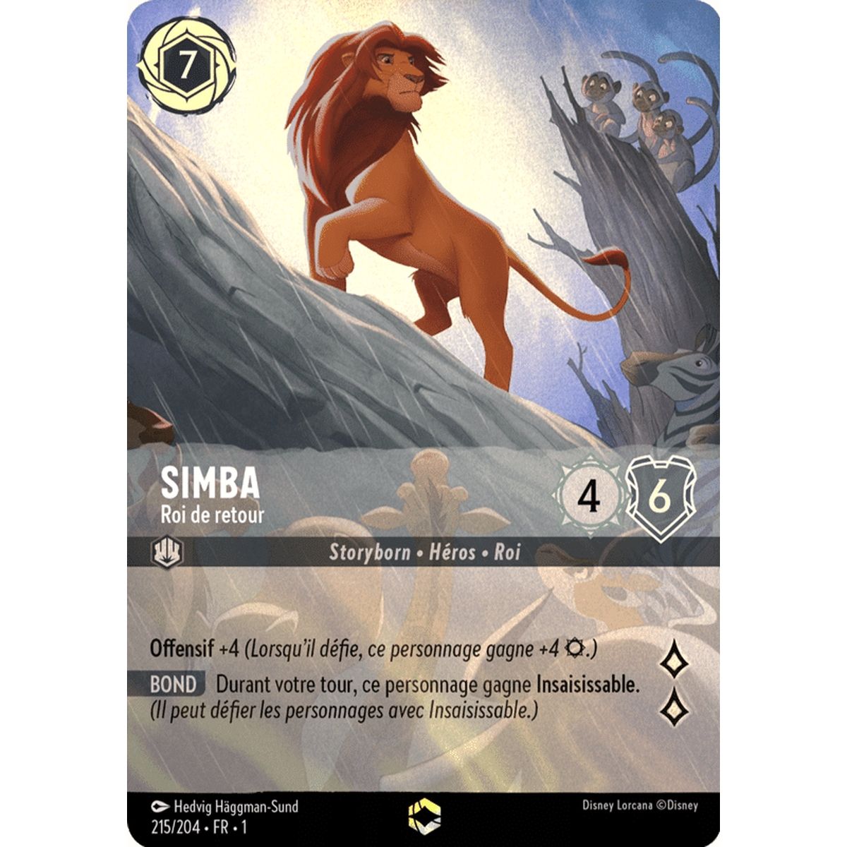 Item Simba, Roi de retour - 215/204 - FC - Premier Chapitre - Enchanté - Français