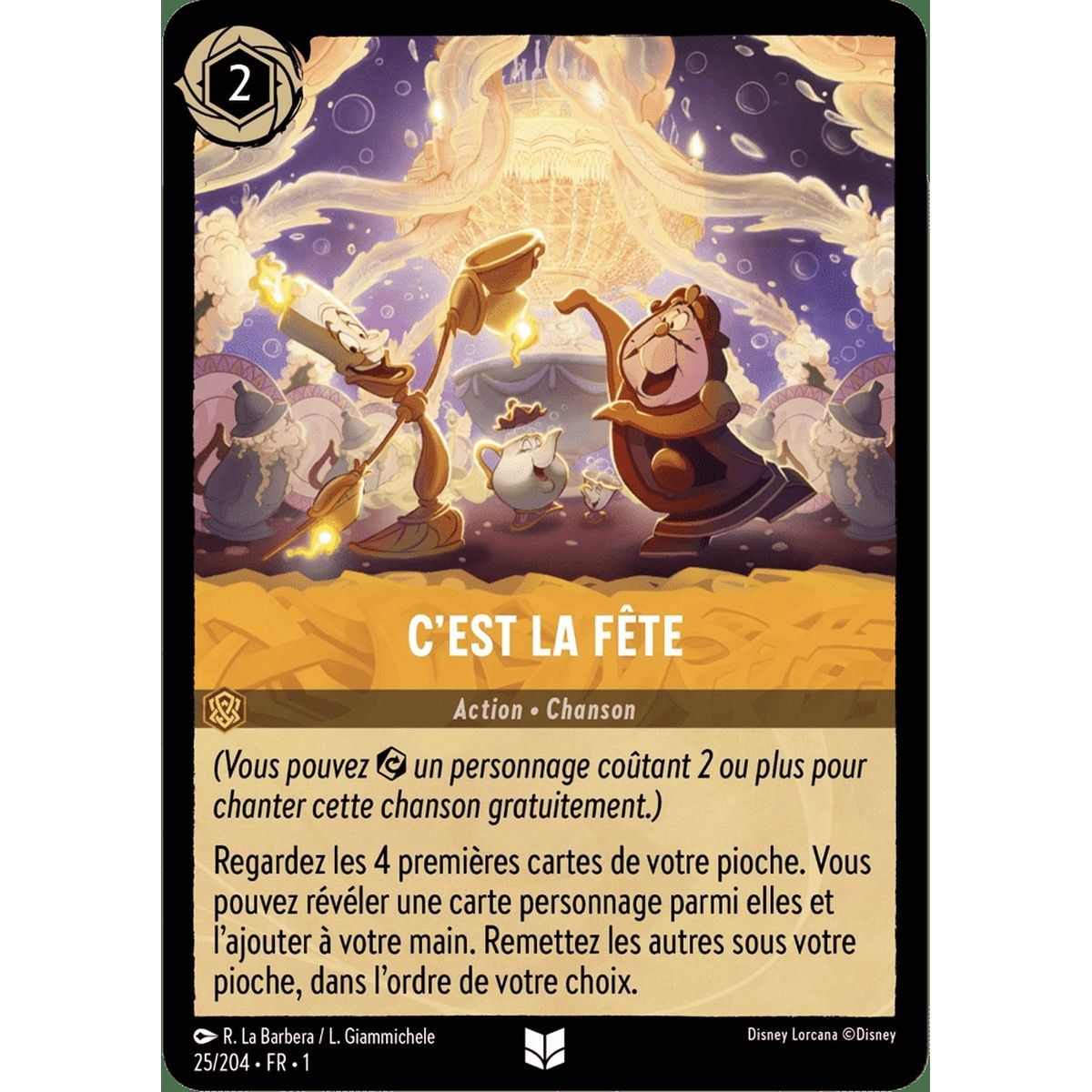 Item C'est la fête - 25/204 - FC - Premier Chapitre - Peu Commune - Français