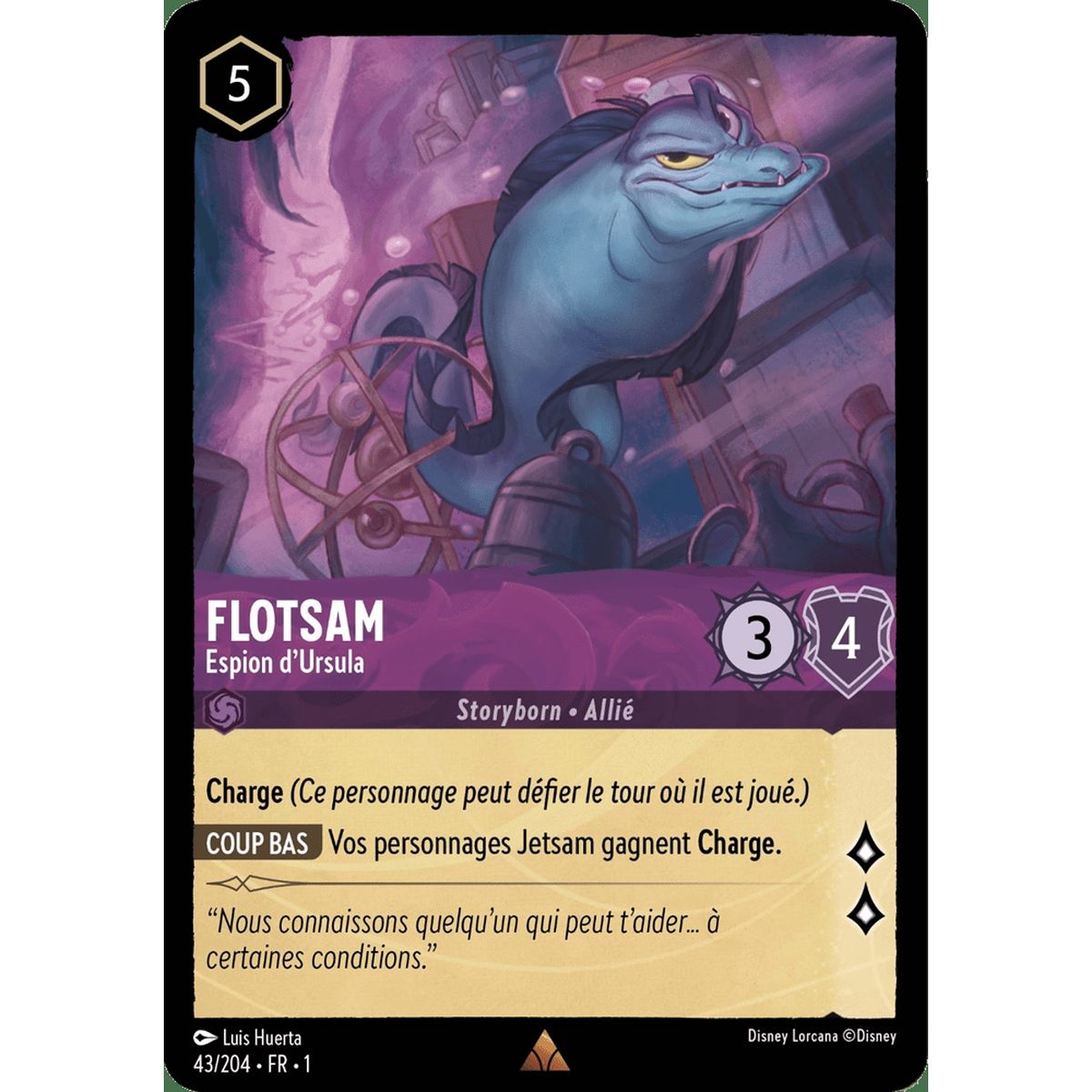 Flotsam, Espion d'Ursula - 43/204 - FC - Premier Chapitre - Rare - Français