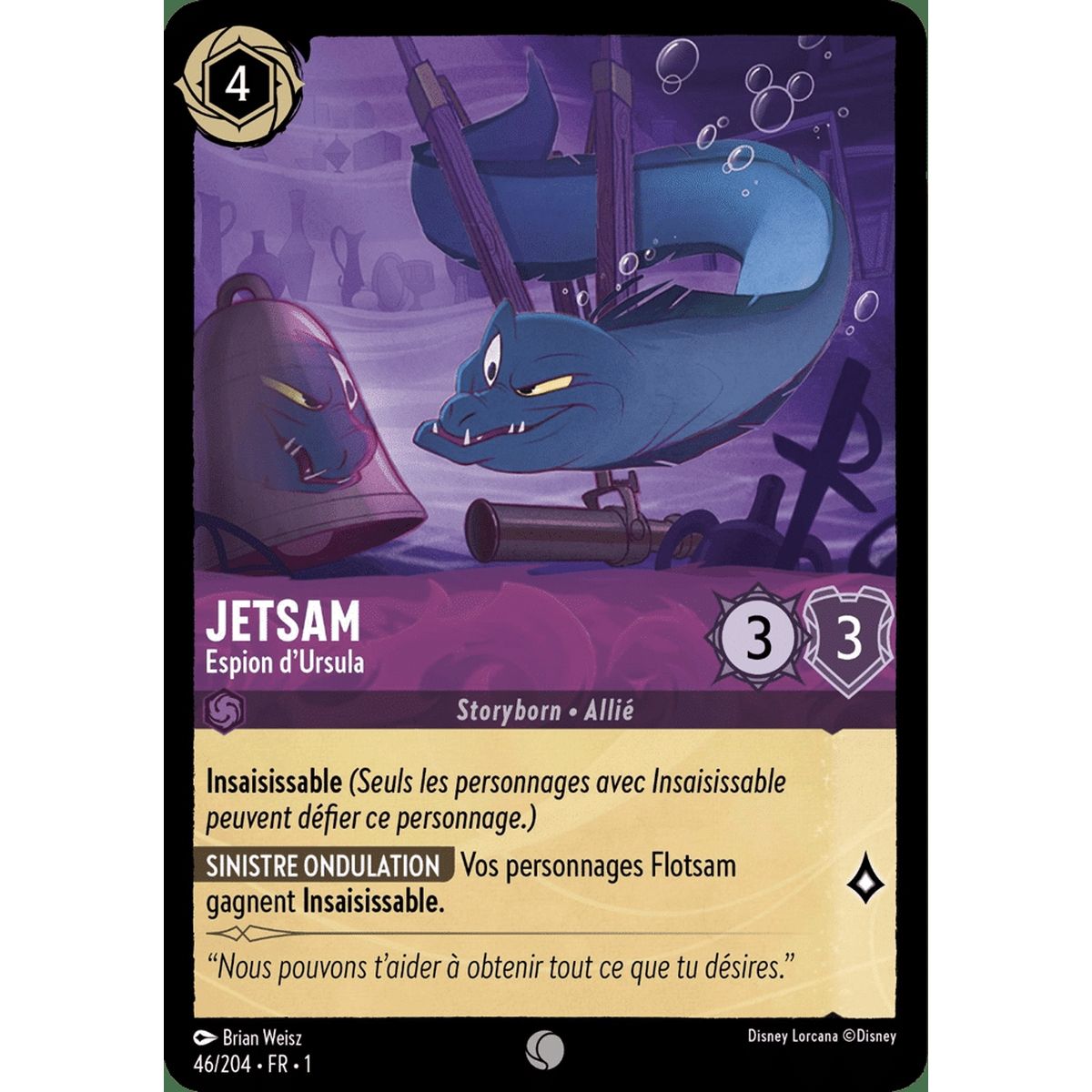 Item Jetsam, Espion d'Ursula - 46/204 - FC - Premier Chapitre - Brillante - Premium - Français