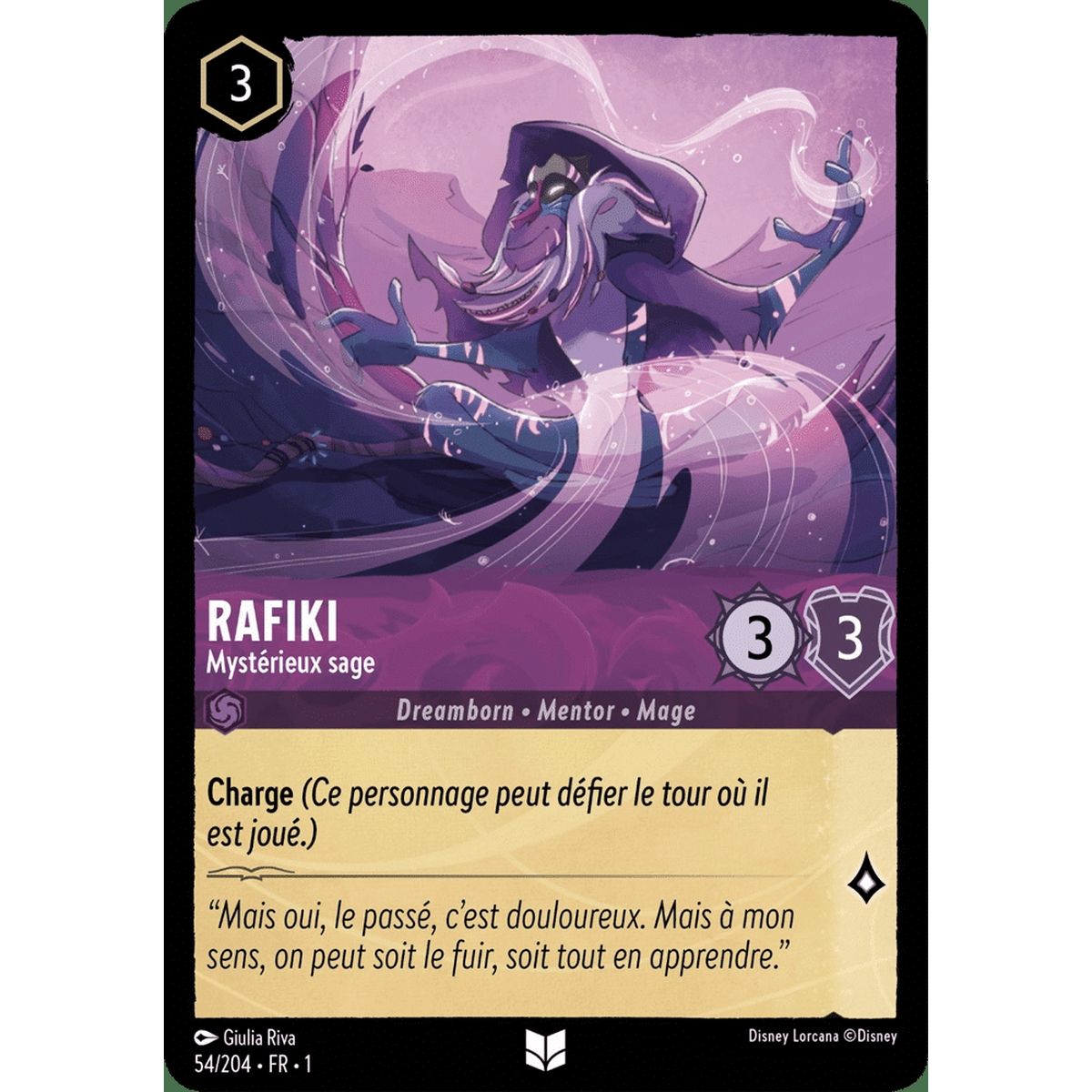 Rafiki, Mystérieux sage - 54/204 - FC - Premier Chapitre - Peu Commune - Français