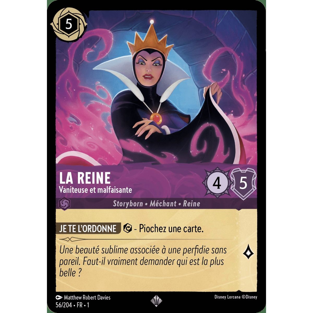 Item La Reine, Vaniteuse et malfaisante - 56/204 - FC - Premier Chapitre - Super Rare - Français