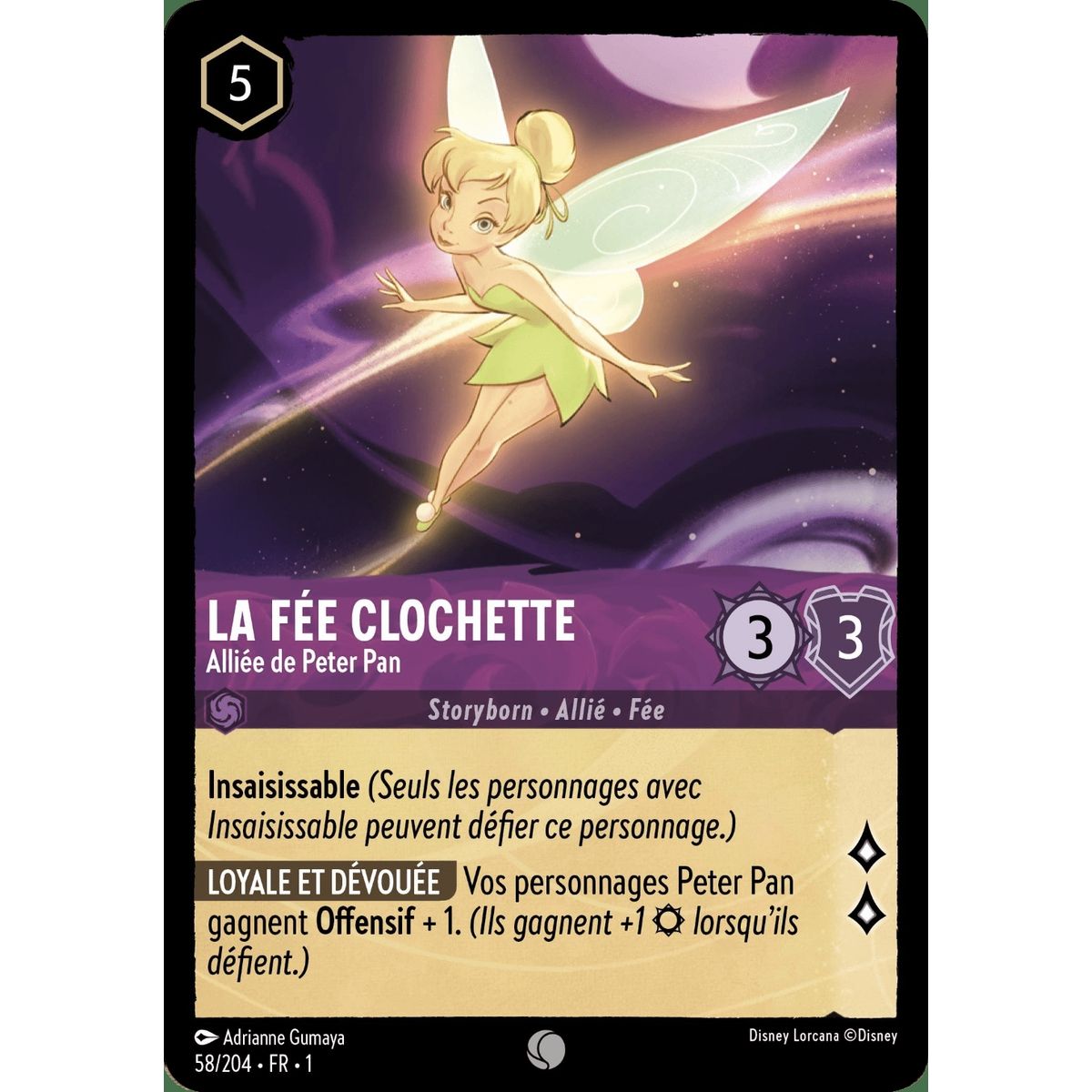 La Fée Clochette, Alliée de Peter Pan - 58/204 - FC - Premier Chapitre - Commune - Français